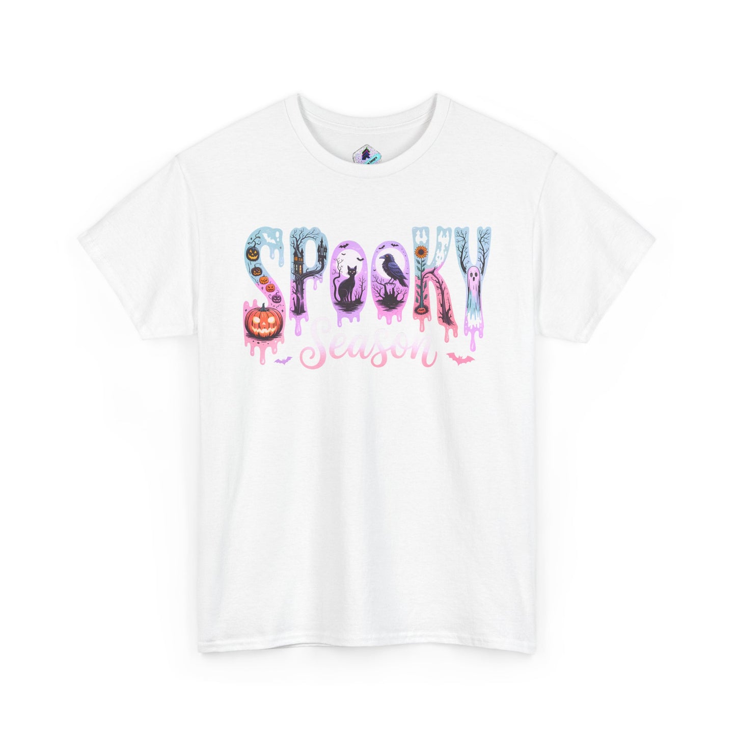 Spooky Season Tee, Halloween T-Shirt, Unisex Cotton Shirt, Fall Apparel, Fun Graphic Tee, Halloween Costume