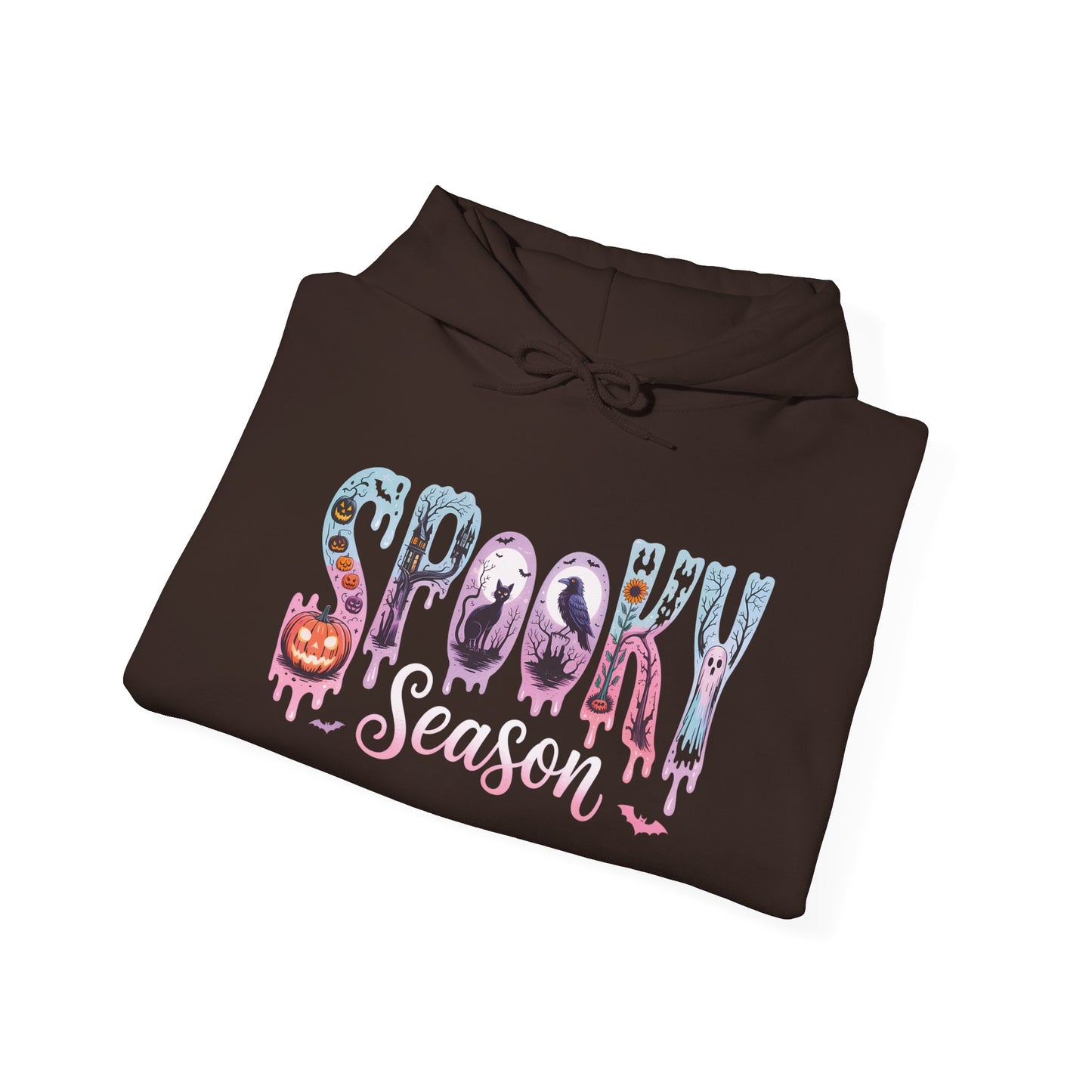 Spooky Season Hoodie, Unisex Pullover, Fall Wardrobe, Halloween Gift, Cozy Sweatshirt, Casual Wear