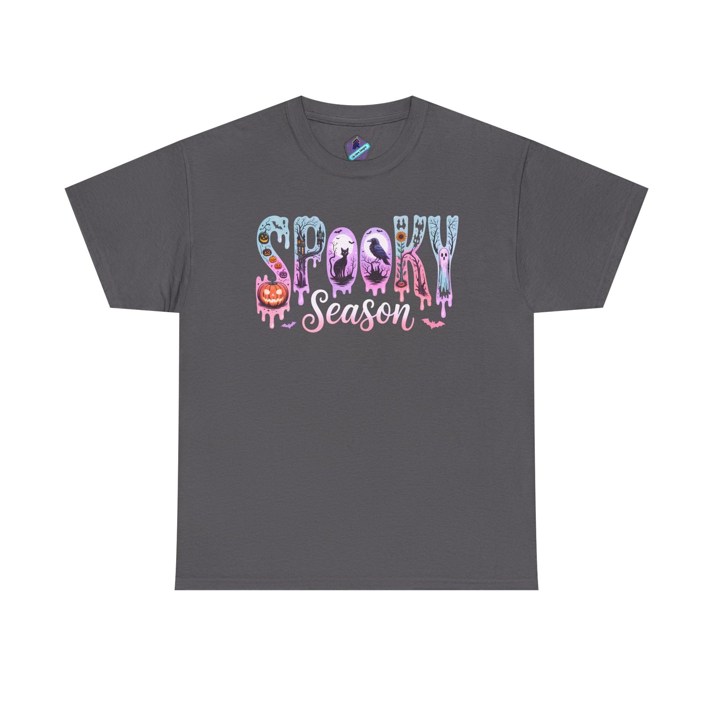 Spooky Season Tee, Halloween T-Shirt, Unisex Cotton Shirt, Fall Apparel, Fun Graphic Tee, Halloween Costume