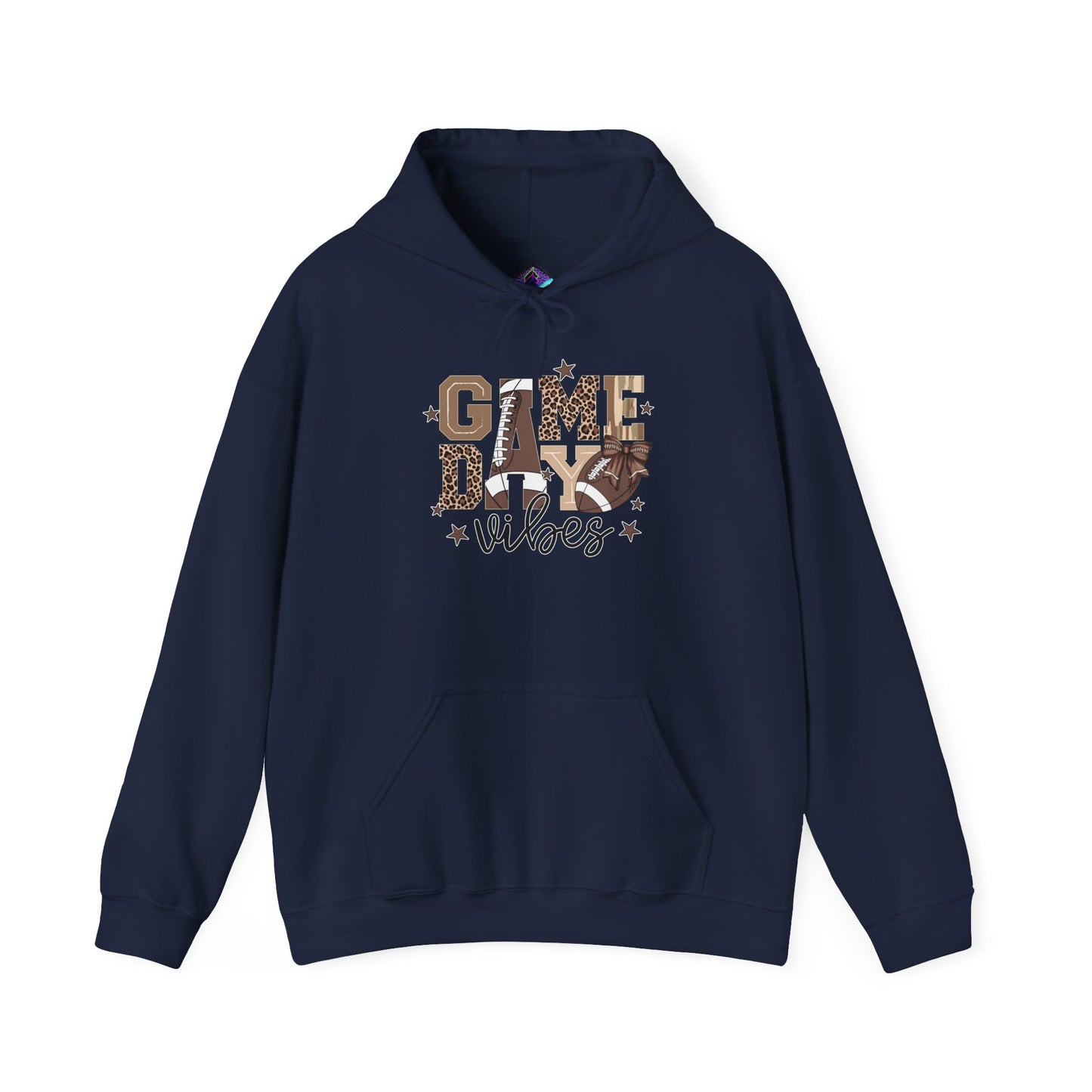 Game Day Vibes Unisex Heavy Blend Hoodie, Cozy Sportswear, Perfect for Tailgating, Casual Comfort, Gift for Sports Fans