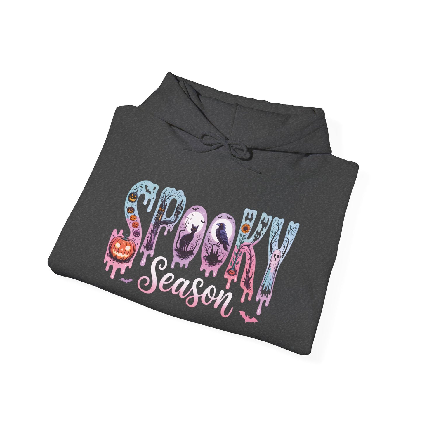 Spooky Season Hoodie, Unisex Pullover, Fall Wardrobe, Halloween Gift, Cozy Sweatshirt, Casual Wear