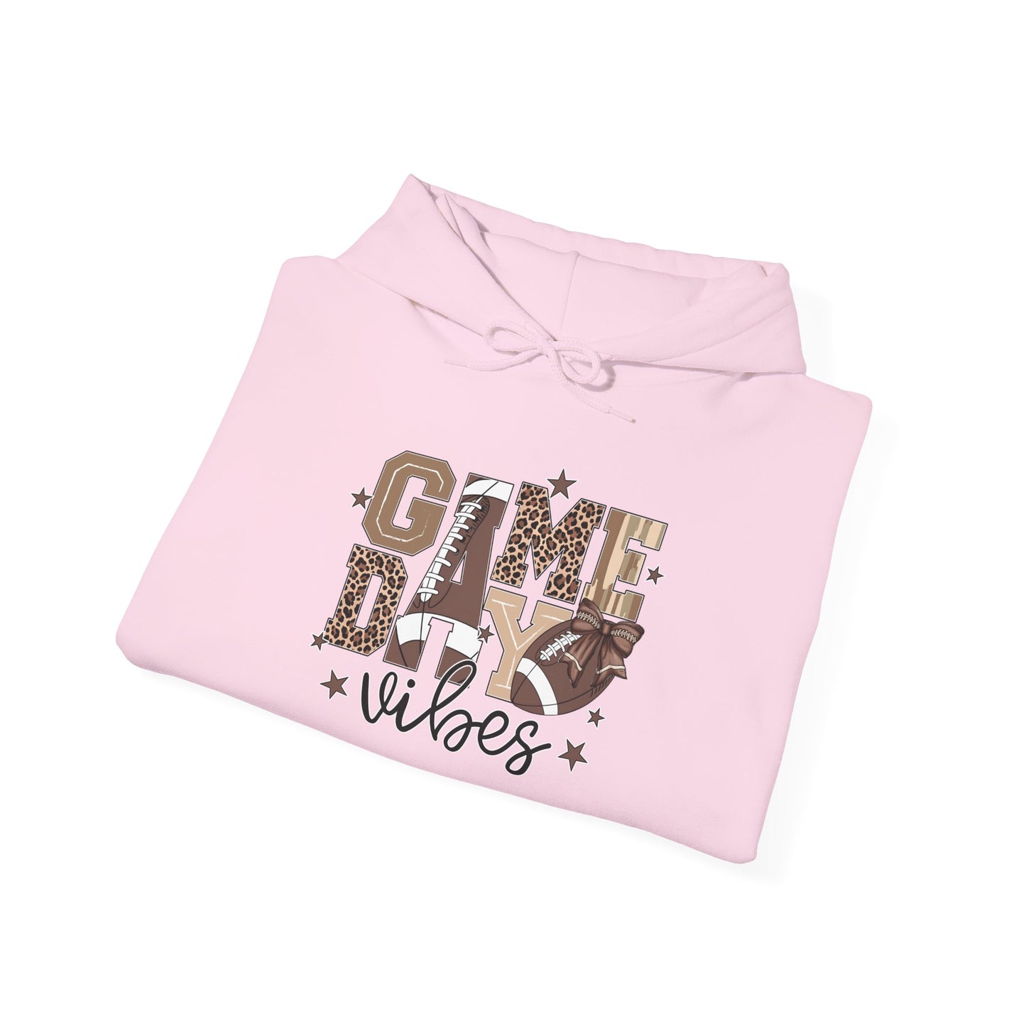 Game Day Vibes Unisex Heavy Blend Hoodie, Cozy Sportswear, Perfect for Tailgating, Casual Comfort, Gift for Sports Fans