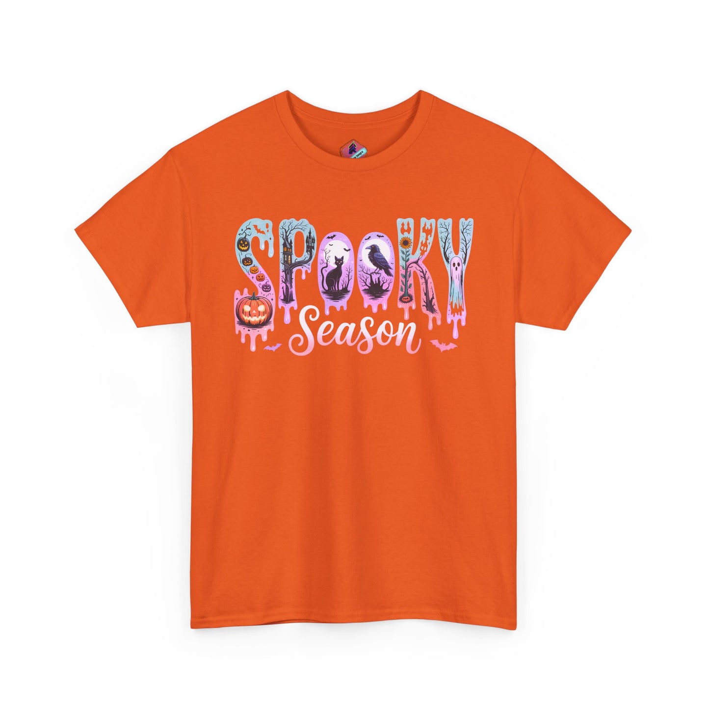 Spooky Season Tee, Halloween T-Shirt, Unisex Cotton Shirt, Fall Apparel, Fun Graphic Tee, Halloween Costume