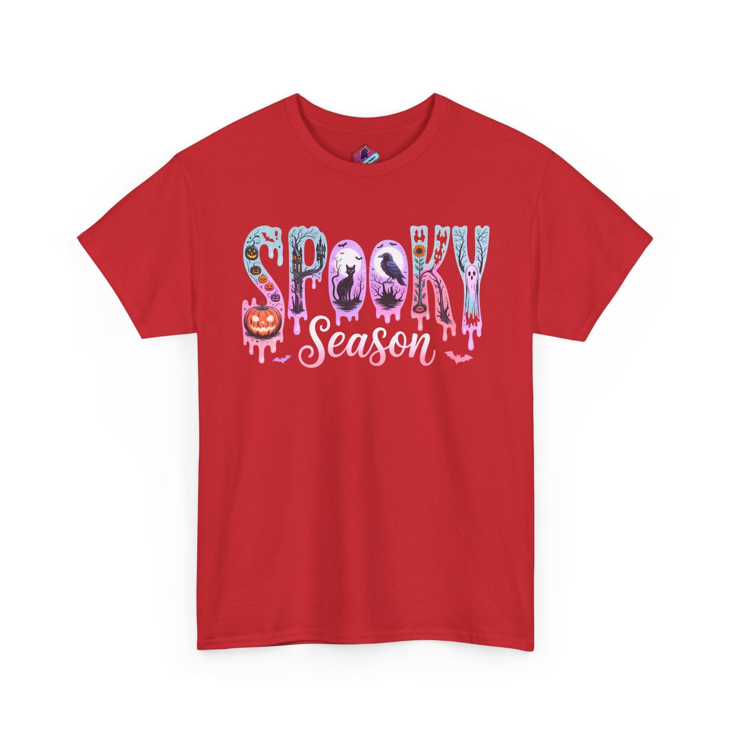 Spooky Season Tee, Halloween T-Shirt, Unisex Cotton Shirt, Fall Apparel, Fun Graphic Tee, Halloween Costume