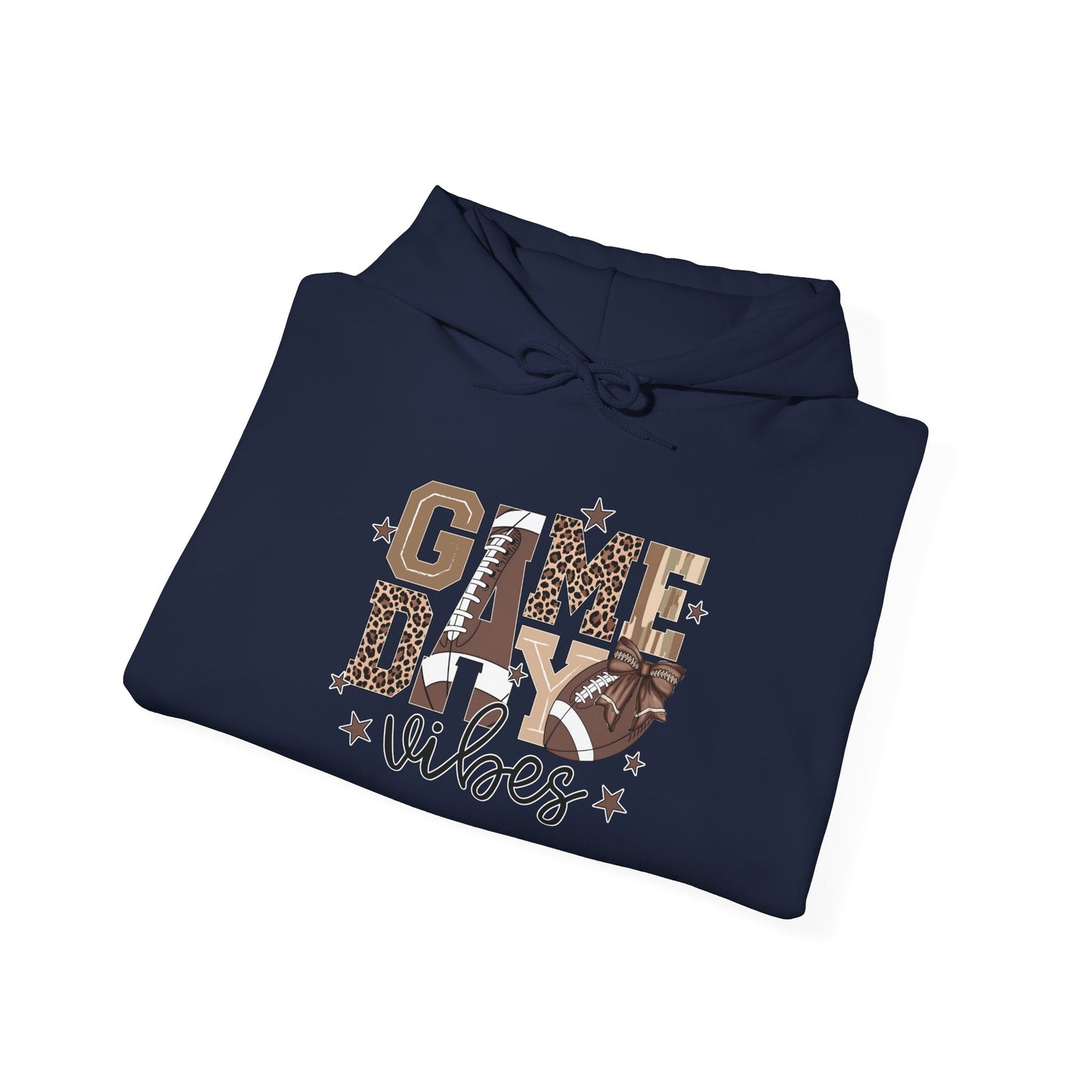 Game Day Vibes Unisex Heavy Blend Hoodie, Cozy Sportswear, Perfect for Tailgating, Casual Comfort, Gift for Sports Fans
