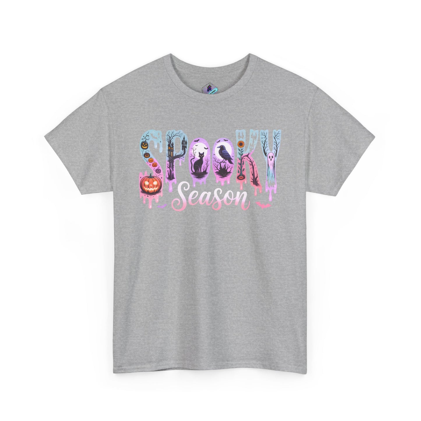 Spooky Season Tee, Halloween T-Shirt, Unisex Cotton Shirt, Fall Apparel, Fun Graphic Tee, Halloween Costume