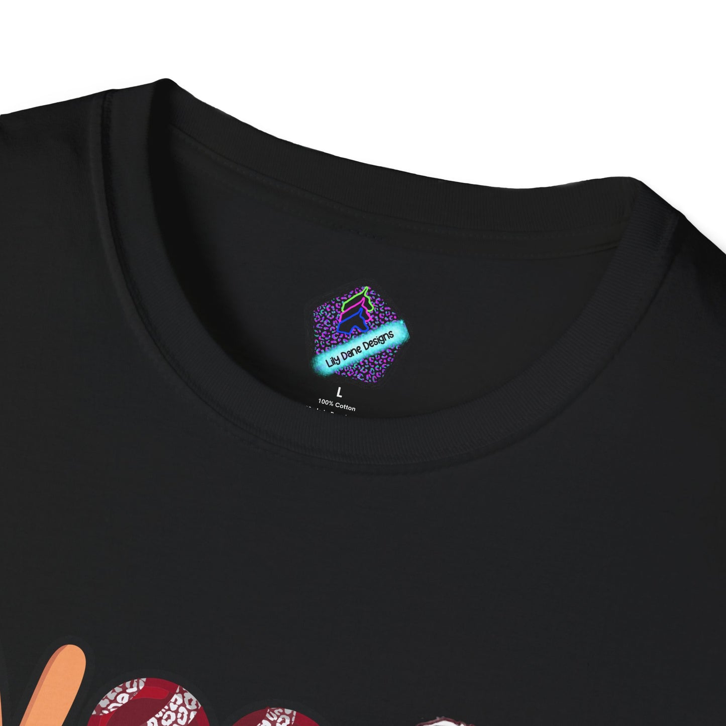 Unisex T-Shirt Peace Love Pocola Indians