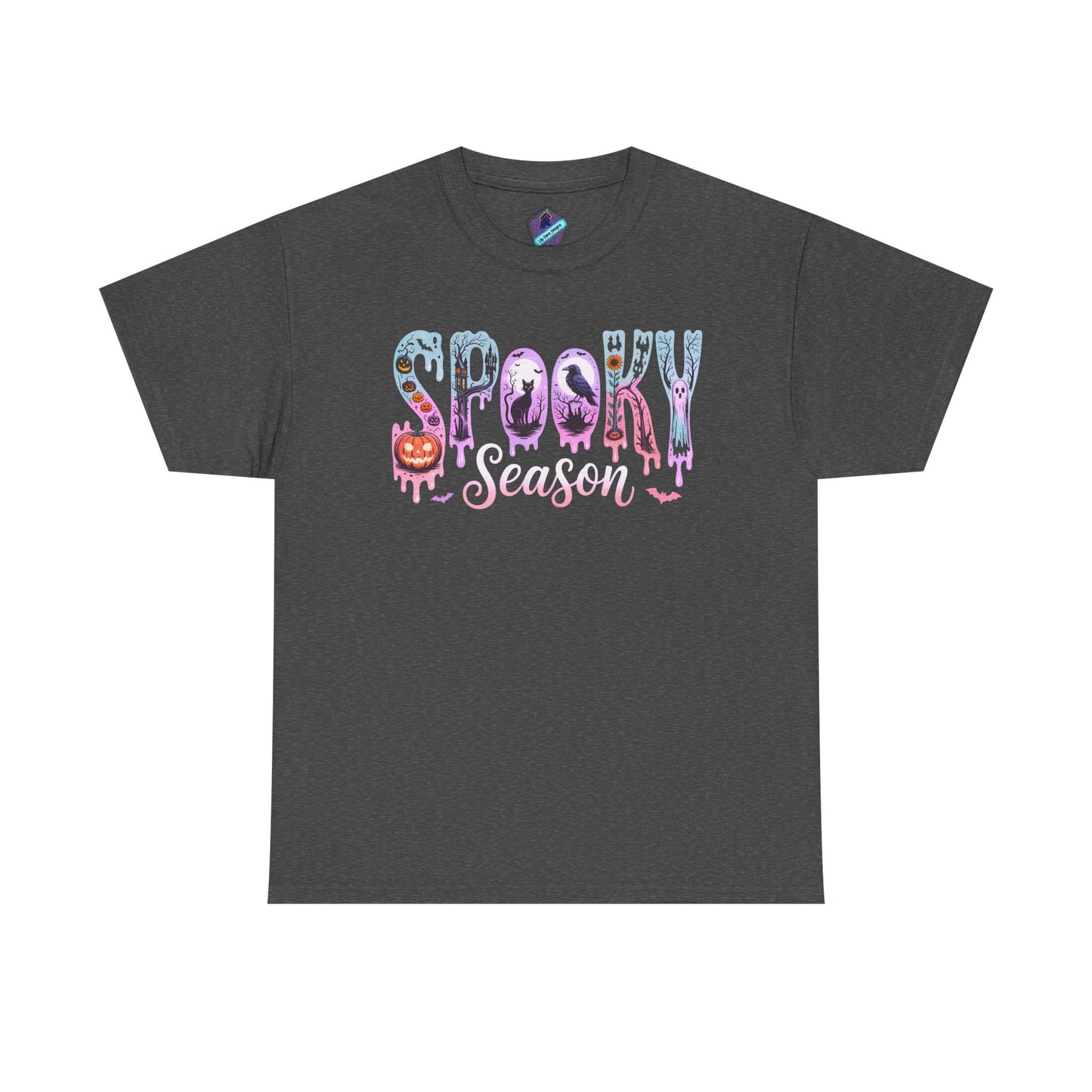 Spooky Season Tee, Halloween T-Shirt, Unisex Cotton Shirt, Fall Apparel, Fun Graphic Tee, Halloween Costume