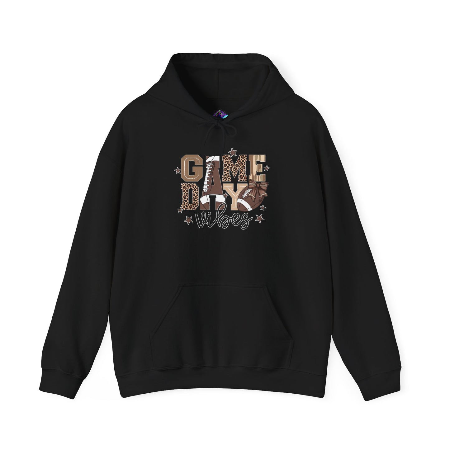 Game Day Vibes Unisex Heavy Blend Hoodie, Cozy Sportswear, Perfect for Tailgating, Casual Comfort, Gift for Sports Fans