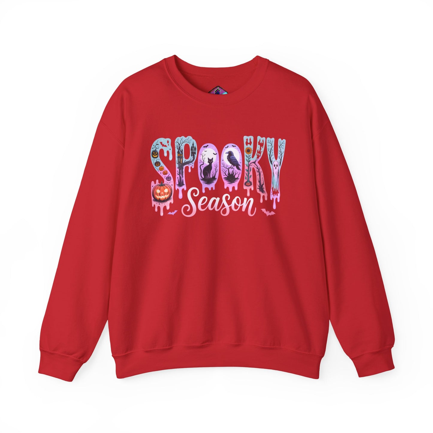 Spooky Season Crewneck Sweatshirt | Unisex Fall Fashion, Halloween Attire, Cozy Casual Wear, Gift for Halloween Lovers, Comfy Sweatshirt