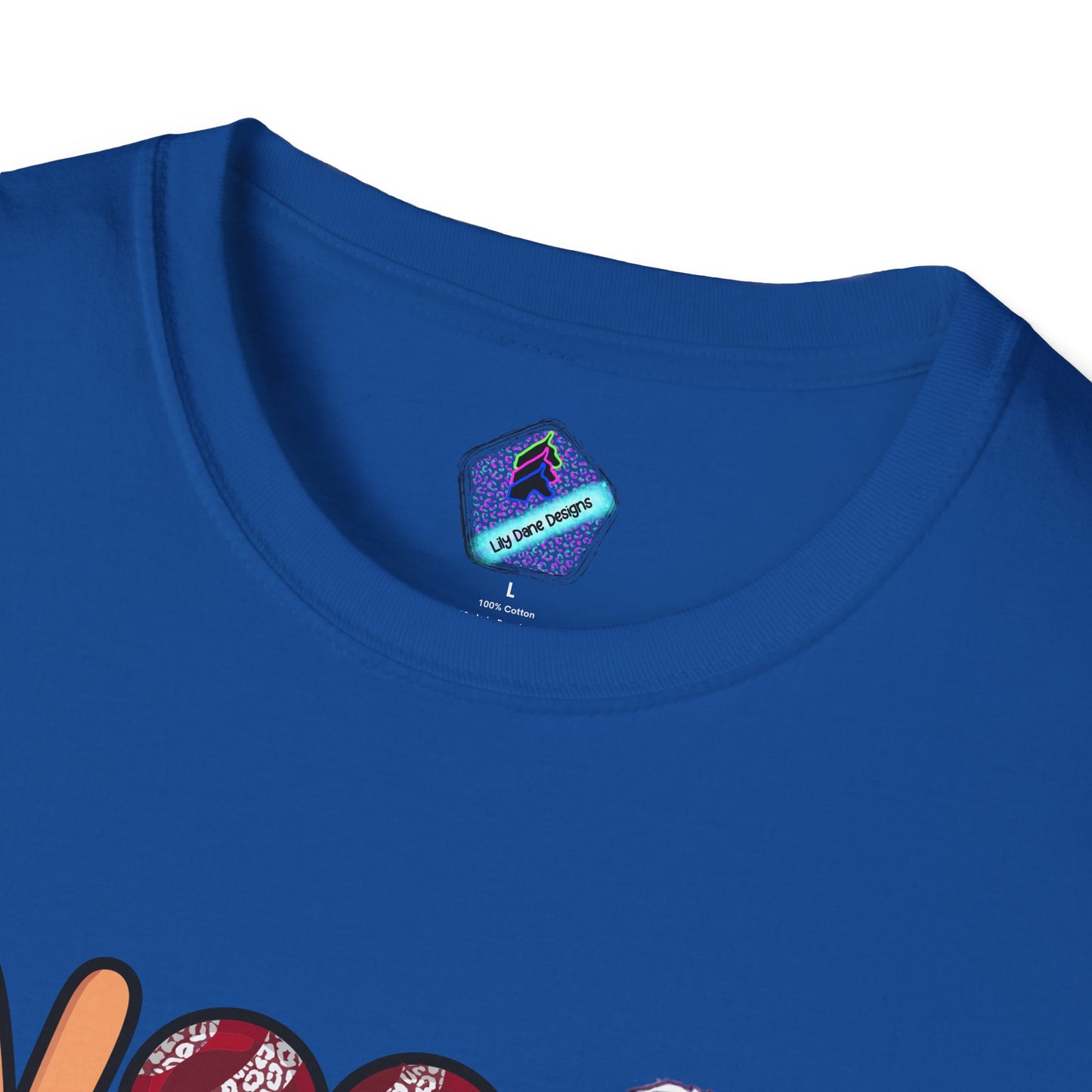 Unisex T-Shirt Peace Love Pocola Indians