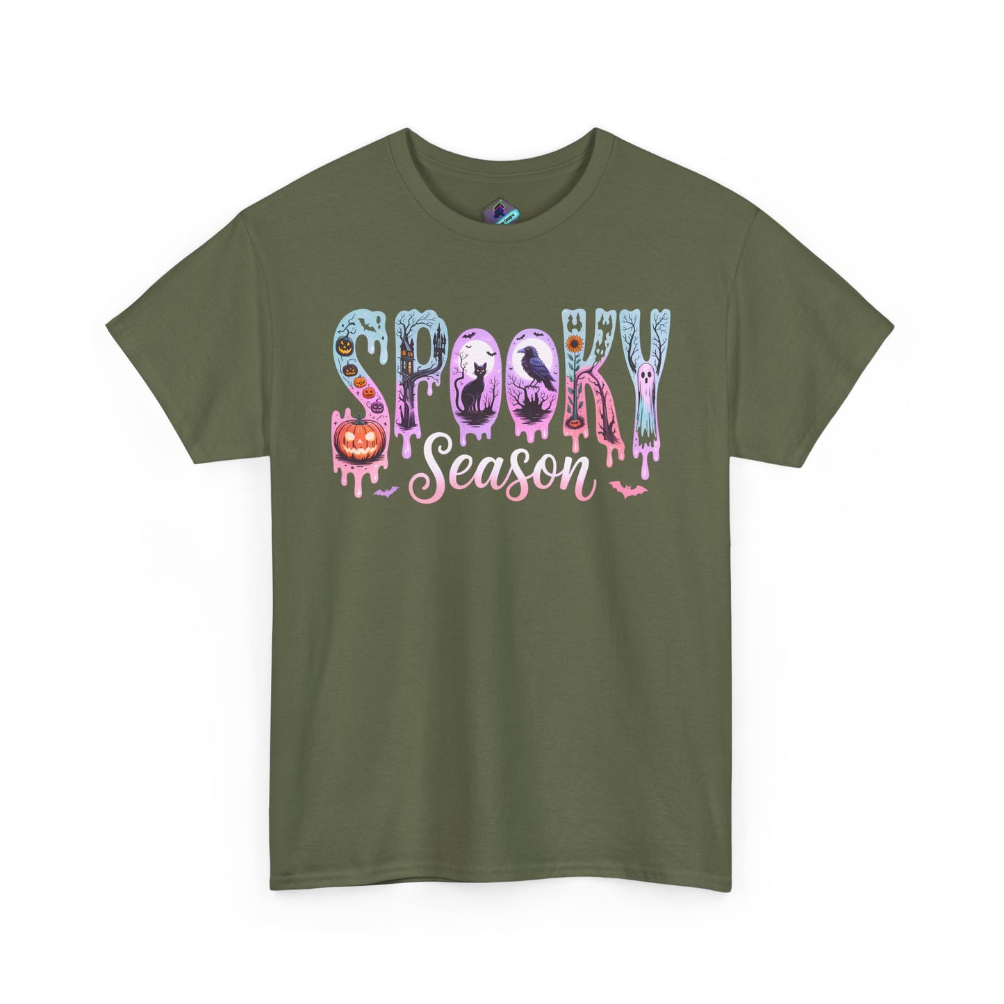 Spooky Season Tee, Halloween T-Shirt, Unisex Cotton Shirt, Fall Apparel, Fun Graphic Tee, Halloween Costume