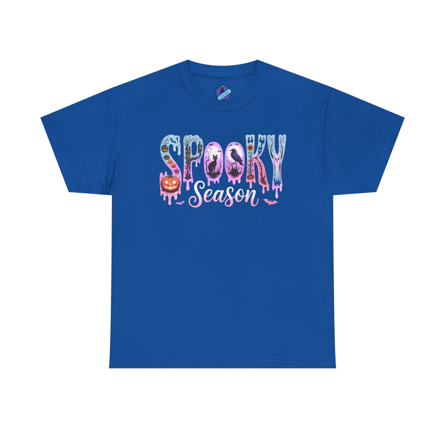 Spooky Season Tee, Halloween T-Shirt, Unisex Cotton Shirt, Fall Apparel, Fun Graphic Tee, Halloween Costume