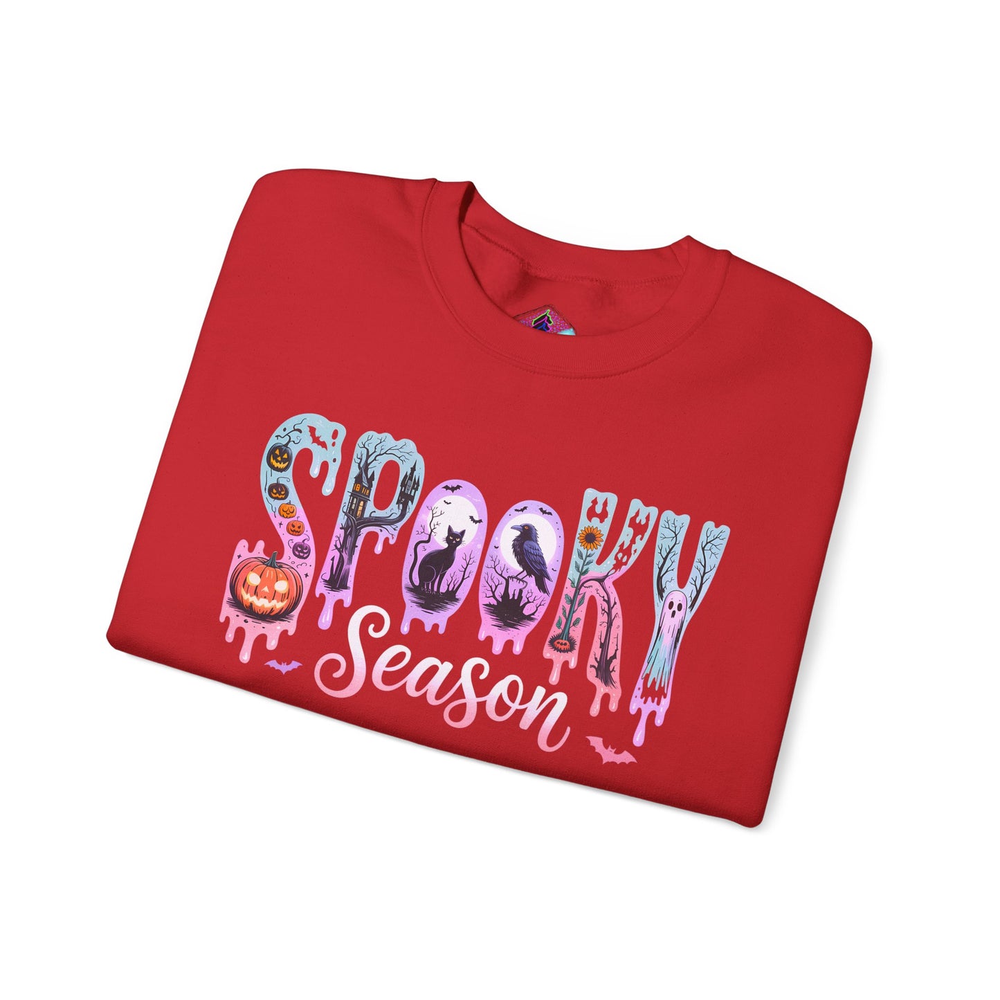 Spooky Season Crewneck Sweatshirt | Unisex Fall Fashion, Halloween Attire, Cozy Casual Wear, Gift for Halloween Lovers, Comfy Sweatshirt