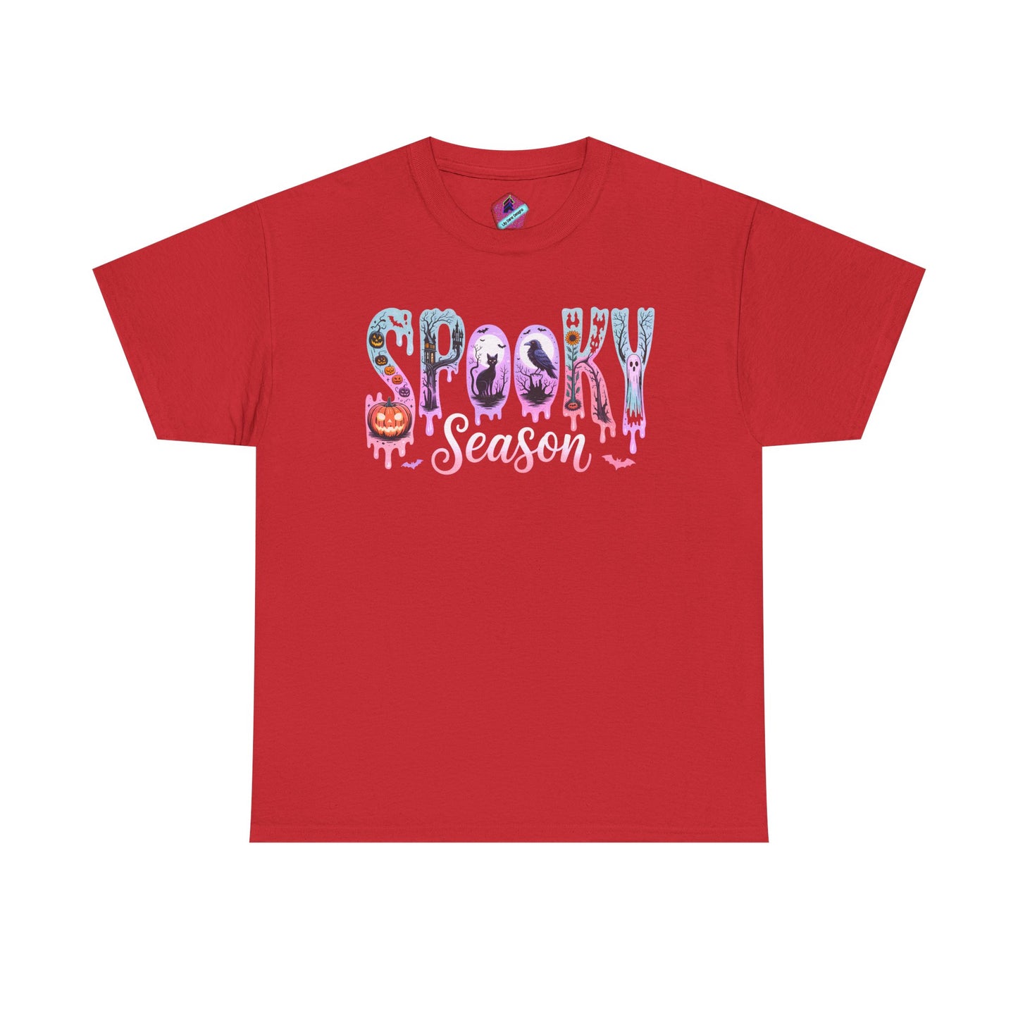 Spooky Season Tee, Halloween T-Shirt, Unisex Cotton Shirt, Fall Apparel, Fun Graphic Tee, Halloween Costume