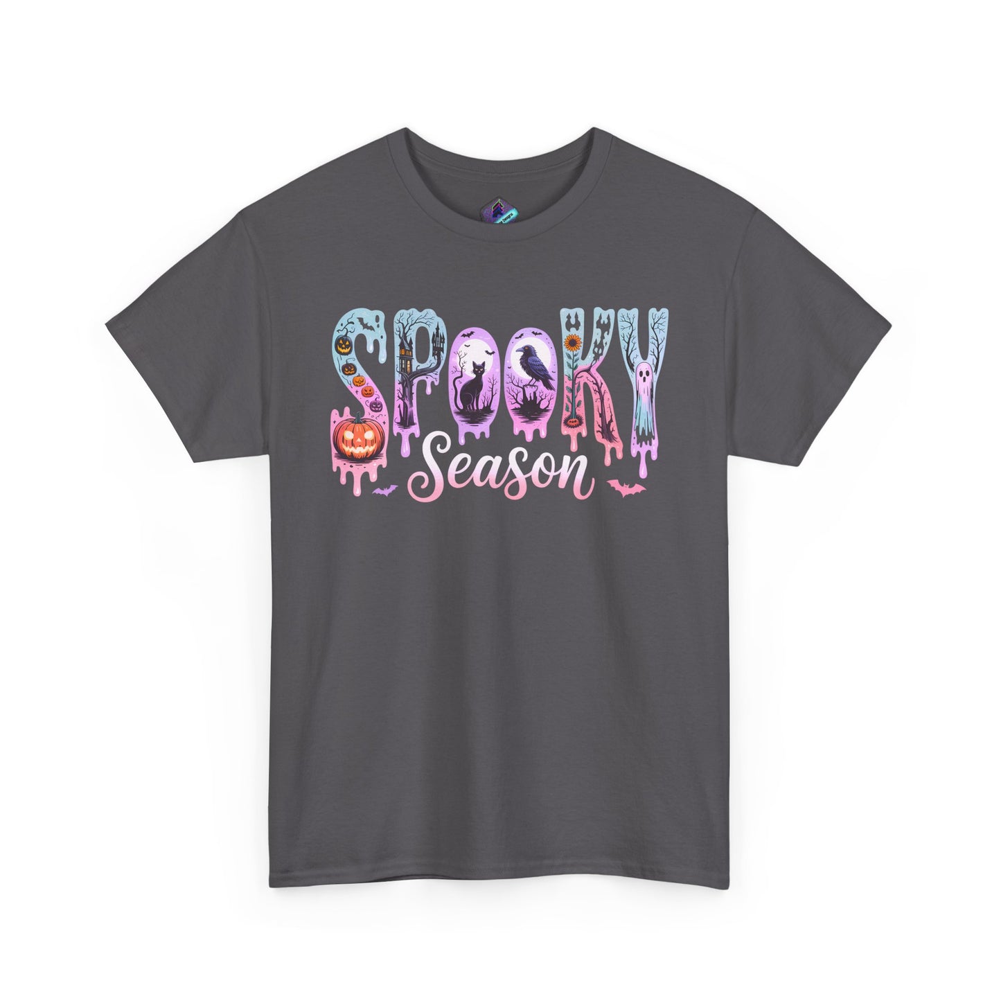 Spooky Season Tee, Halloween T-Shirt, Unisex Cotton Shirt, Fall Apparel, Fun Graphic Tee, Halloween Costume