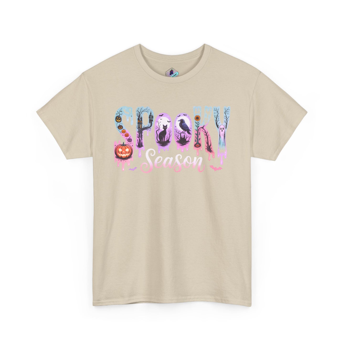 Spooky Season Tee, Halloween T-Shirt, Unisex Cotton Shirt, Fall Apparel, Fun Graphic Tee, Halloween Costume