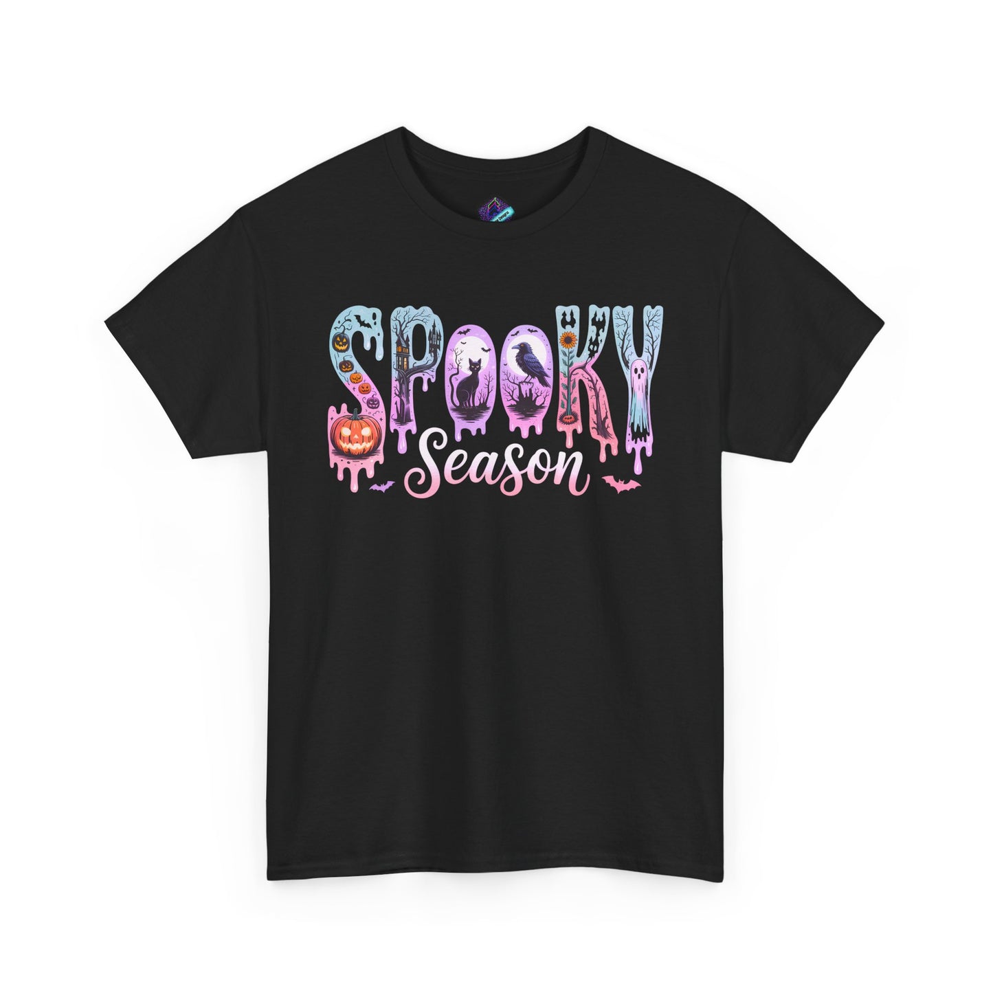Spooky Season Tee, Halloween T-Shirt, Unisex Cotton Shirt, Fall Apparel, Fun Graphic Tee, Halloween Costume
