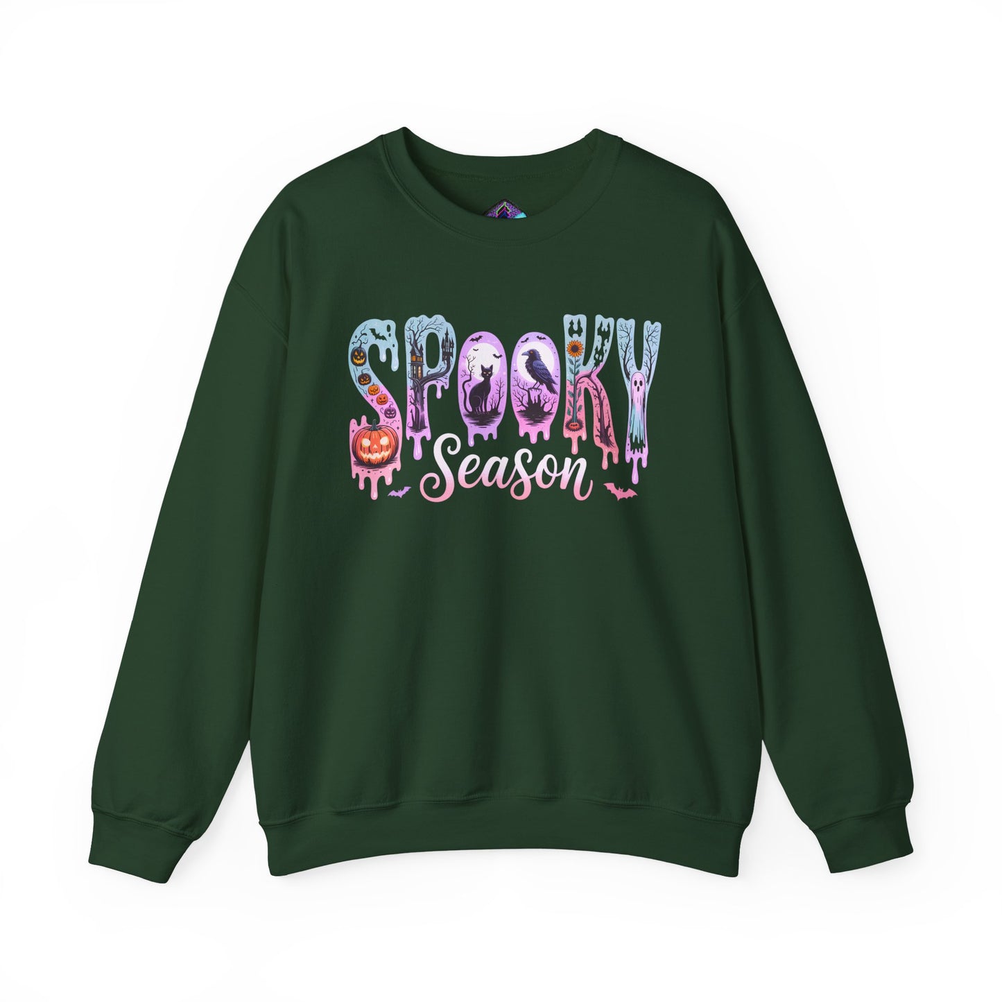 Spooky Season Crewneck Sweatshirt | Unisex Fall Fashion, Halloween Attire, Cozy Casual Wear, Gift for Halloween Lovers, Comfy Sweatshirt