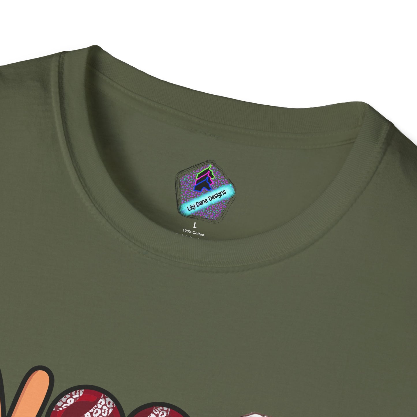 Unisex T-Shirt Peace Love Pocola Indians