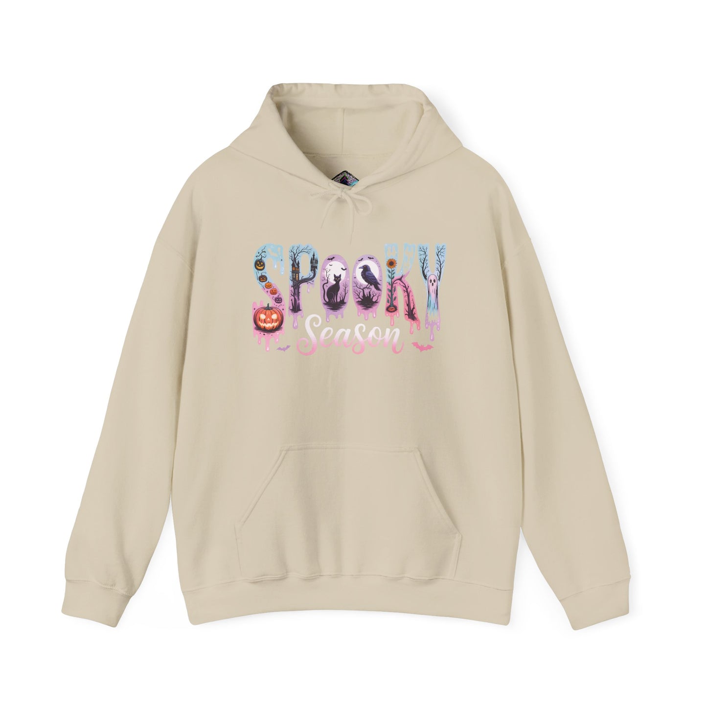 Spooky Season Hoodie, Unisex Pullover, Fall Wardrobe, Halloween Gift, Cozy Sweatshirt, Casual Wear
