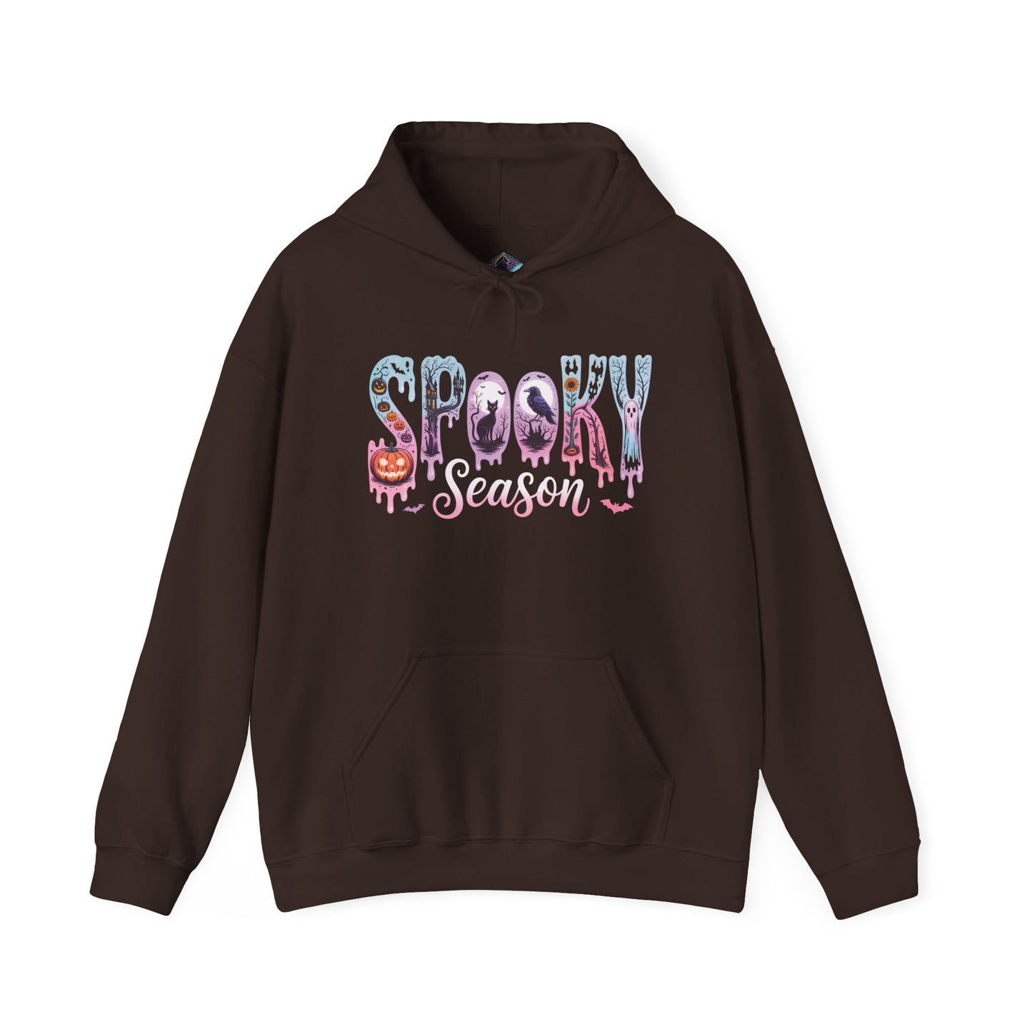 Spooky Season Hoodie, Unisex Pullover, Fall Wardrobe, Halloween Gift, Cozy Sweatshirt, Casual Wear