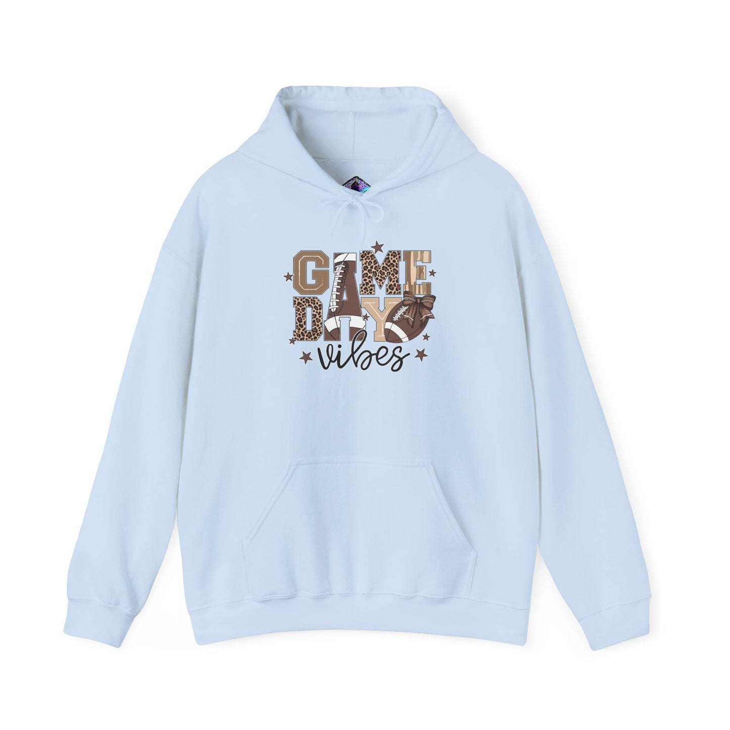 Game Day Vibes Unisex Heavy Blend Hoodie, Cozy Sportswear, Perfect for Tailgating, Casual Comfort, Gift for Sports Fans