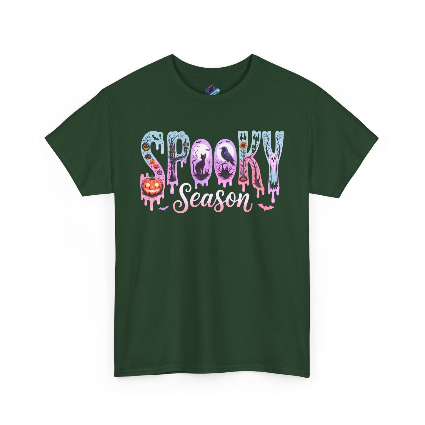 Spooky Season Tee, Halloween T-Shirt, Unisex Cotton Shirt, Fall Apparel, Fun Graphic Tee, Halloween Costume