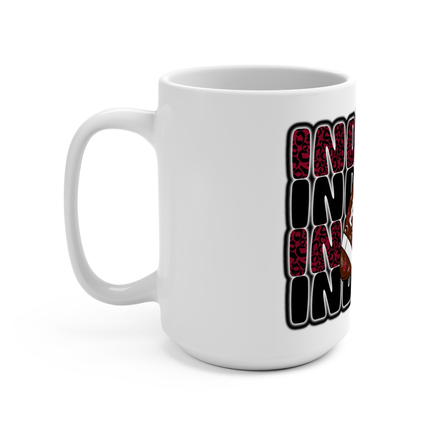 Football-themed Mug, Perfect Gift for Fans, Game Day Essential, Sports Lover's Accessory, Customizable Decor