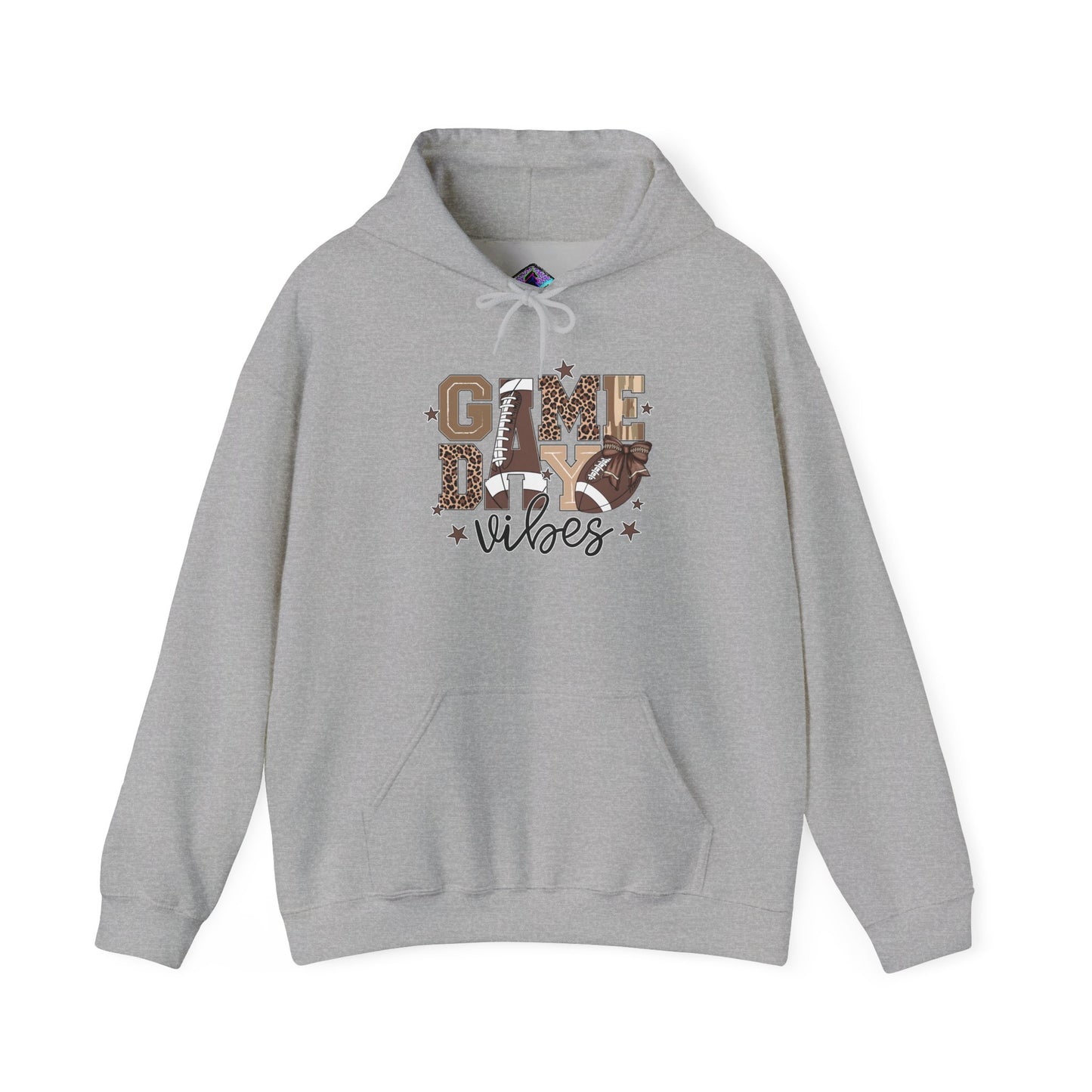 Game Day Vibes Unisex Heavy Blend Hoodie, Cozy Sportswear, Perfect for Tailgating, Casual Comfort, Gift for Sports Fans