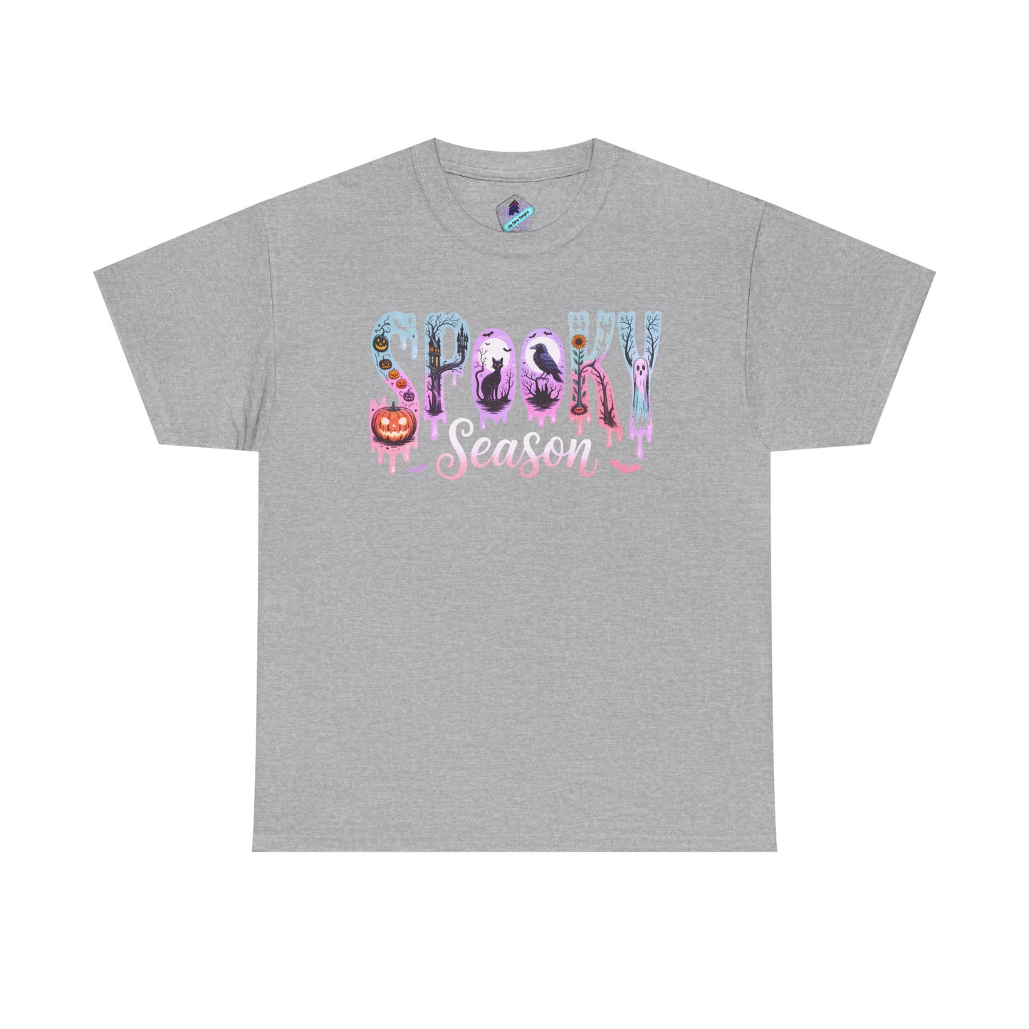 Spooky Season Tee, Halloween T-Shirt, Unisex Cotton Shirt, Fall Apparel, Fun Graphic Tee, Halloween Costume