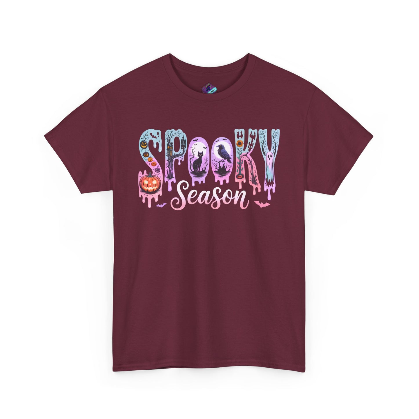 Spooky Season Tee, Halloween T-Shirt, Unisex Cotton Shirt, Fall Apparel, Fun Graphic Tee, Halloween Costume