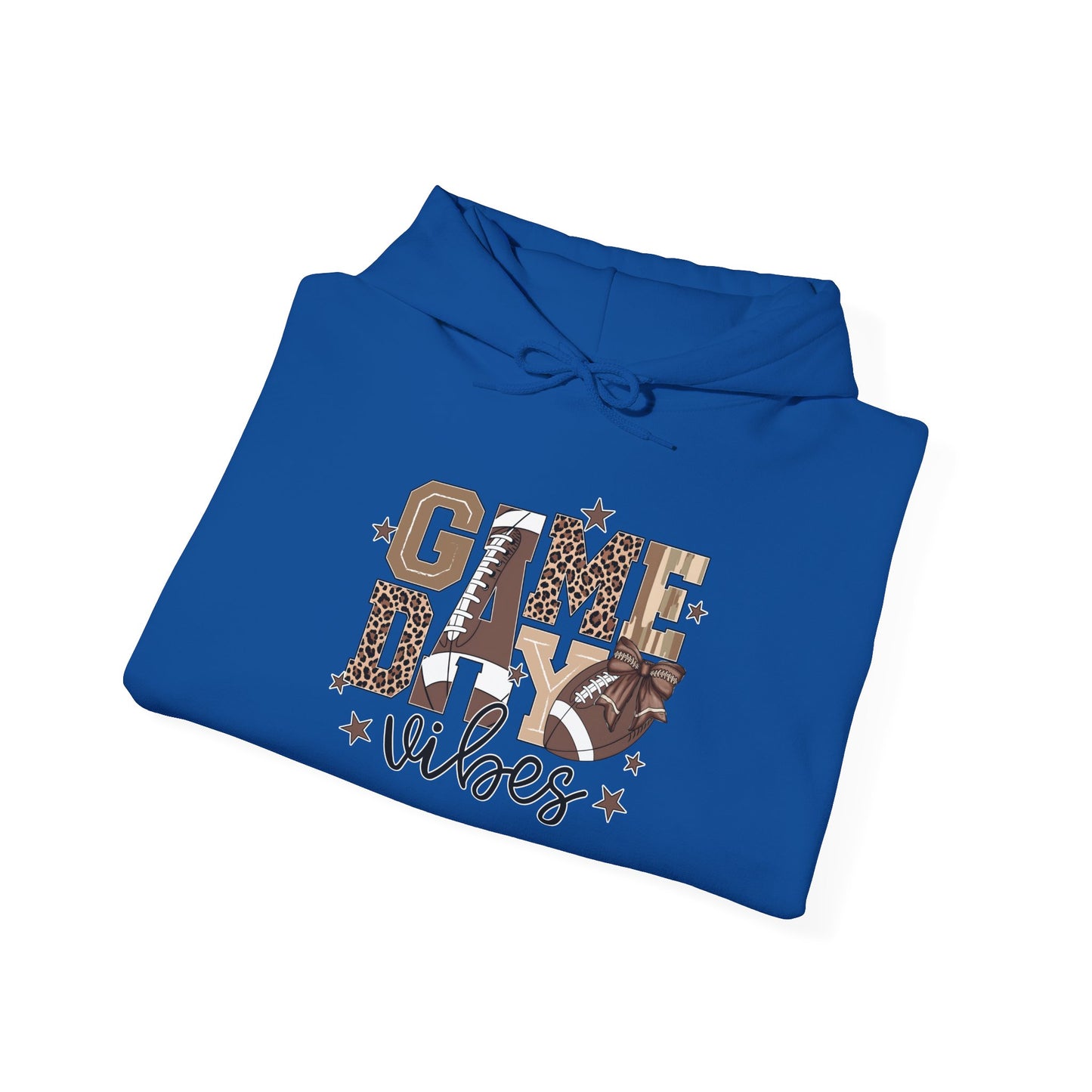 Game Day Vibes Unisex Heavy Blend Hoodie, Cozy Sportswear, Perfect for Tailgating, Casual Comfort, Gift for Sports Fans