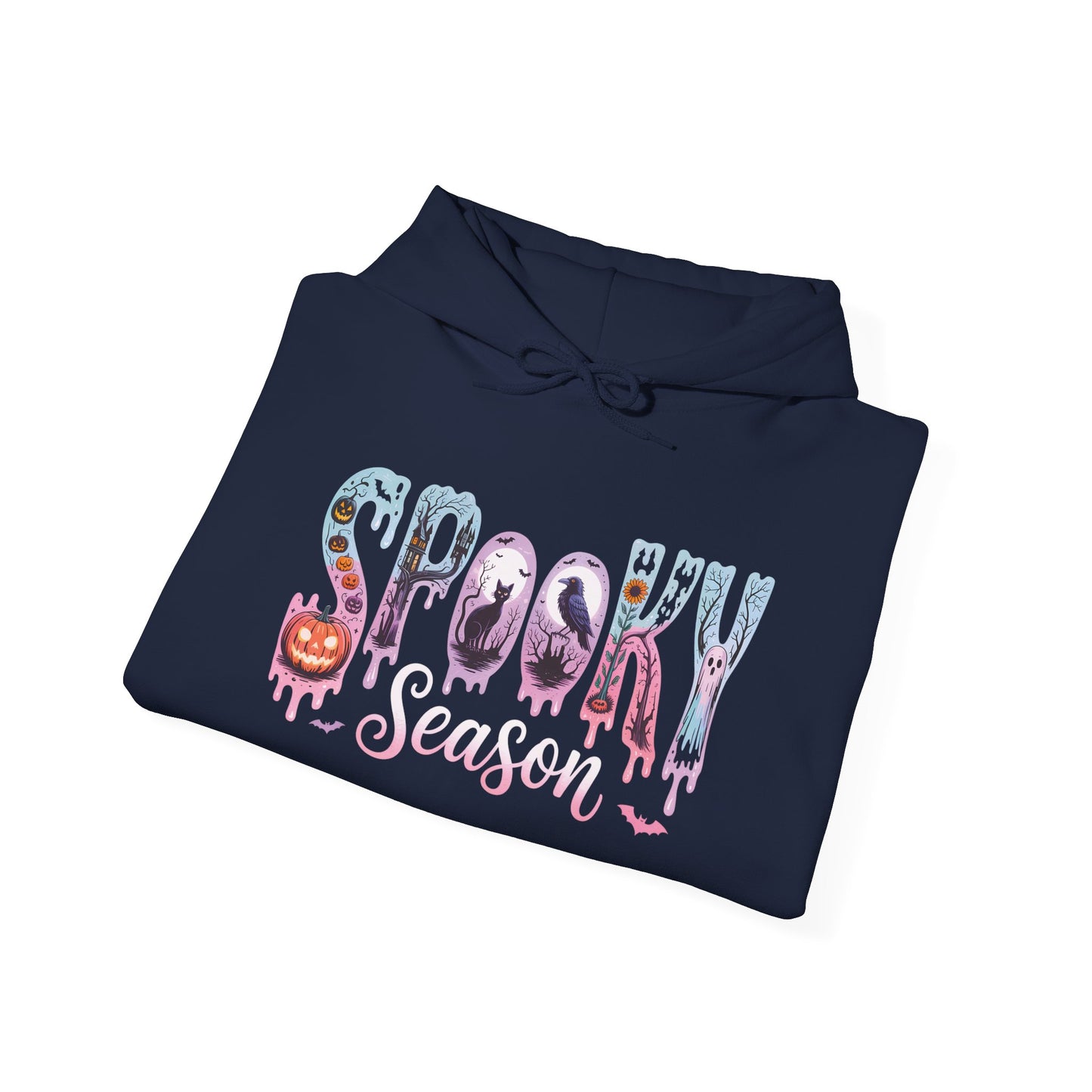 Spooky Season Hoodie, Unisex Pullover, Fall Wardrobe, Halloween Gift, Cozy Sweatshirt, Casual Wear