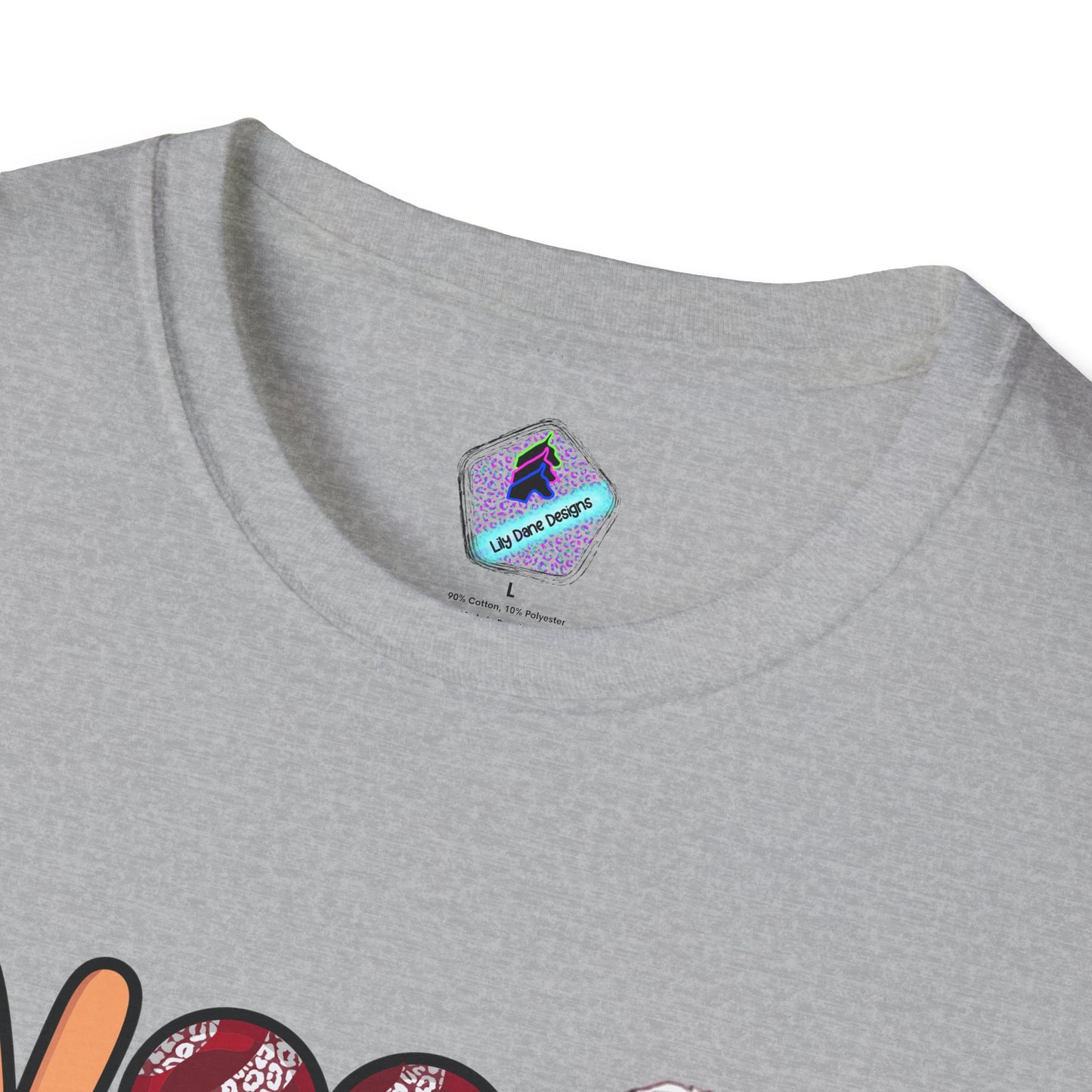 Unisex T-Shirt Peace Love Pocola Indians