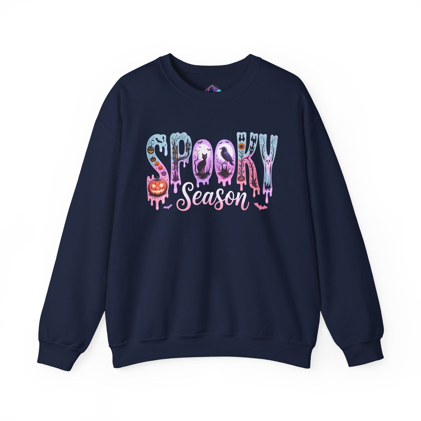 Spooky Season Crewneck Sweatshirt | Unisex Fall Fashion, Halloween Attire, Cozy Casual Wear, Gift for Halloween Lovers, Comfy Sweatshirt