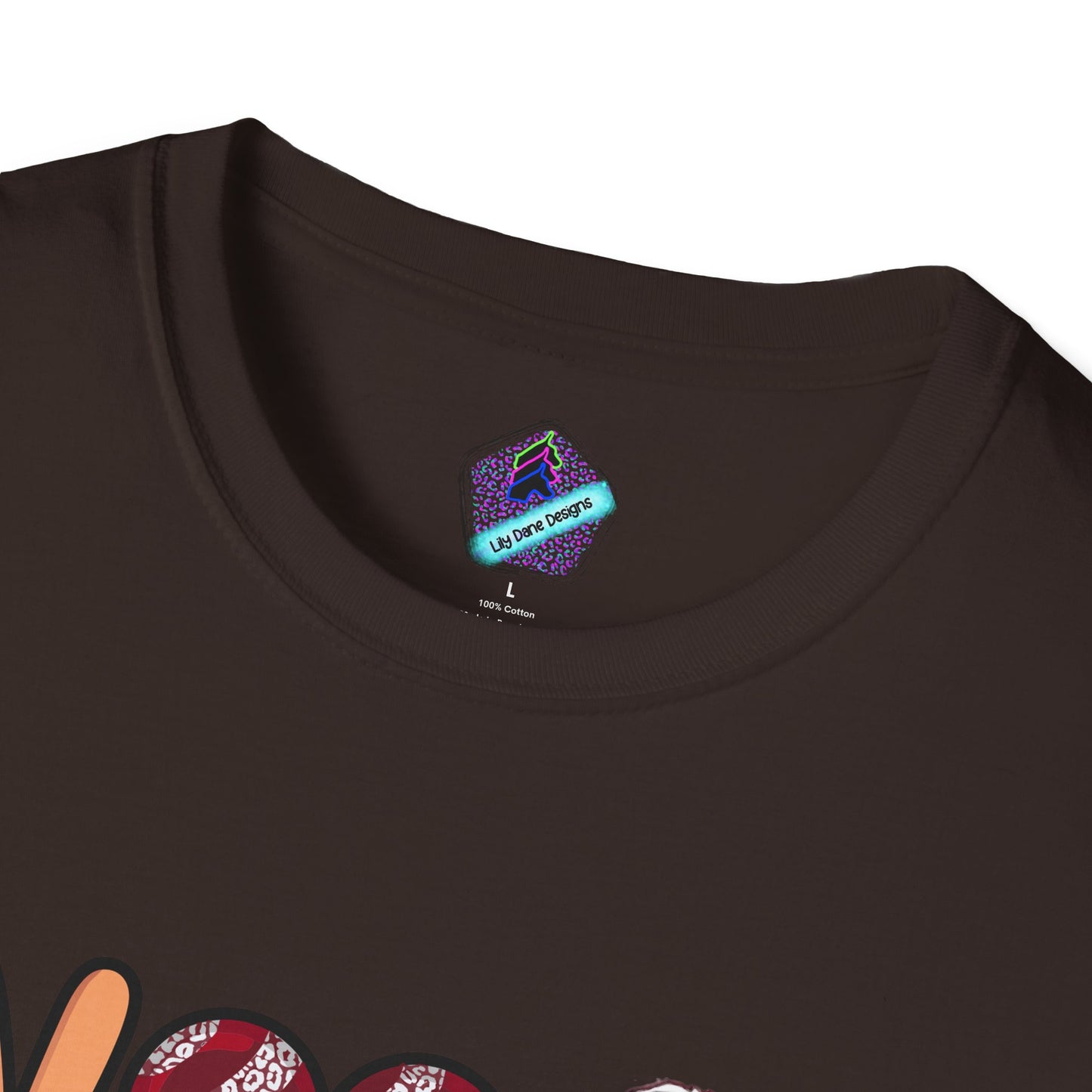 Unisex T-Shirt Peace Love Pocola Indians