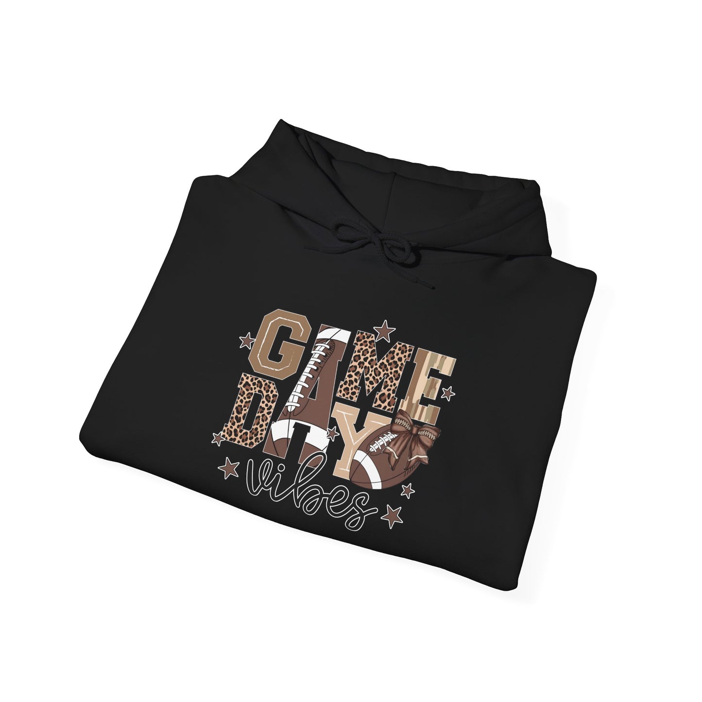 Game Day Vibes Unisex Heavy Blend Hoodie, Cozy Sportswear, Perfect for Tailgating, Casual Comfort, Gift for Sports Fans