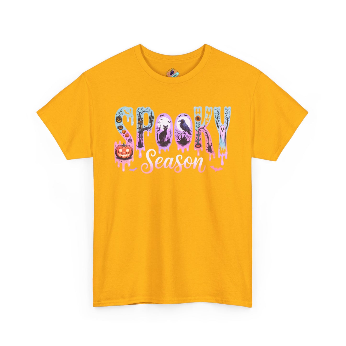 Spooky Season Tee, Halloween T-Shirt, Unisex Cotton Shirt, Fall Apparel, Fun Graphic Tee, Halloween Costume