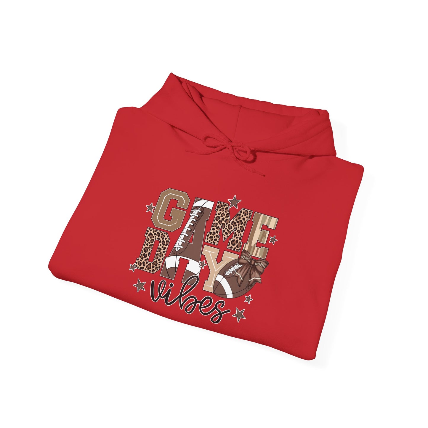 Game Day Vibes Unisex Heavy Blend Hoodie, Cozy Sportswear, Perfect for Tailgating, Casual Comfort, Gift for Sports Fans