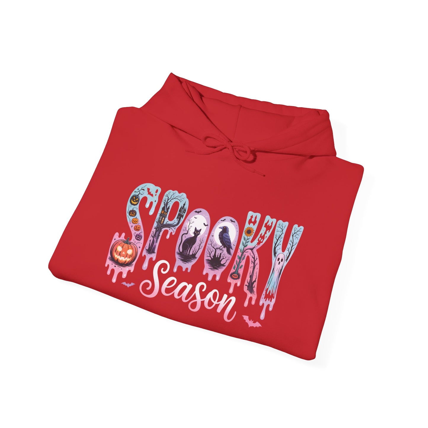 Spooky Season Hoodie, Unisex Pullover, Fall Wardrobe, Halloween Gift, Cozy Sweatshirt, Casual Wear