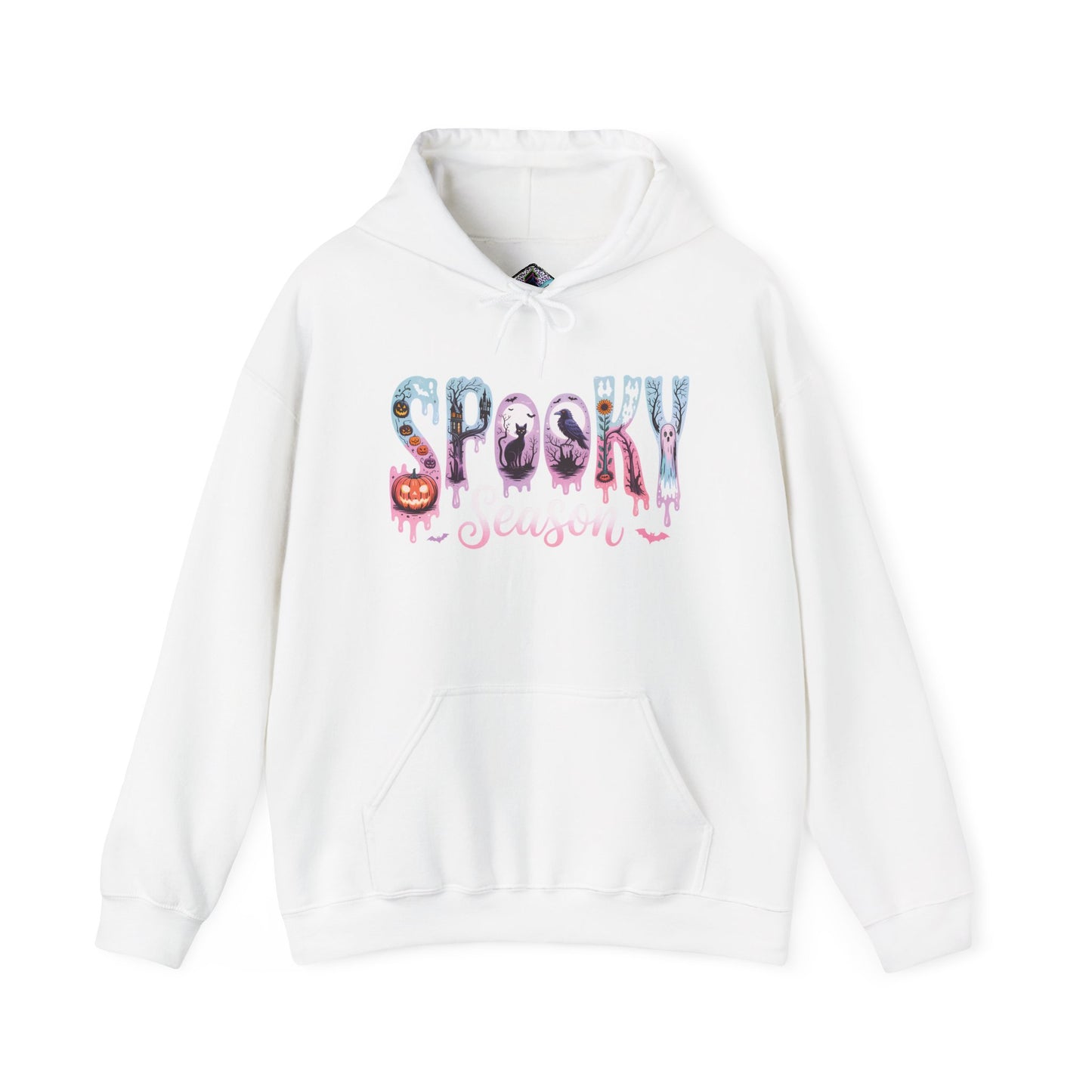 Spooky Season Hoodie, Unisex Pullover, Fall Wardrobe, Halloween Gift, Cozy Sweatshirt, Casual Wear