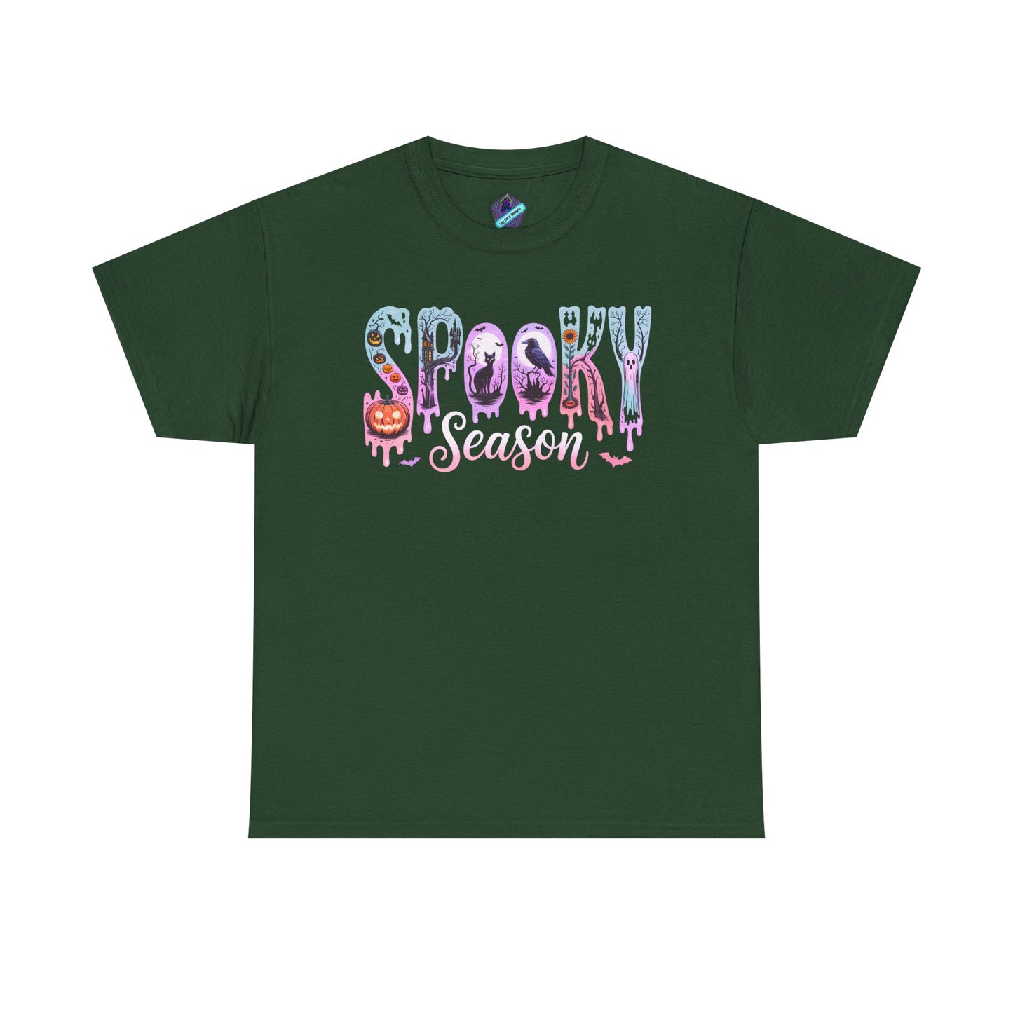Spooky Season Tee, Halloween T-Shirt, Unisex Cotton Shirt, Fall Apparel, Fun Graphic Tee, Halloween Costume