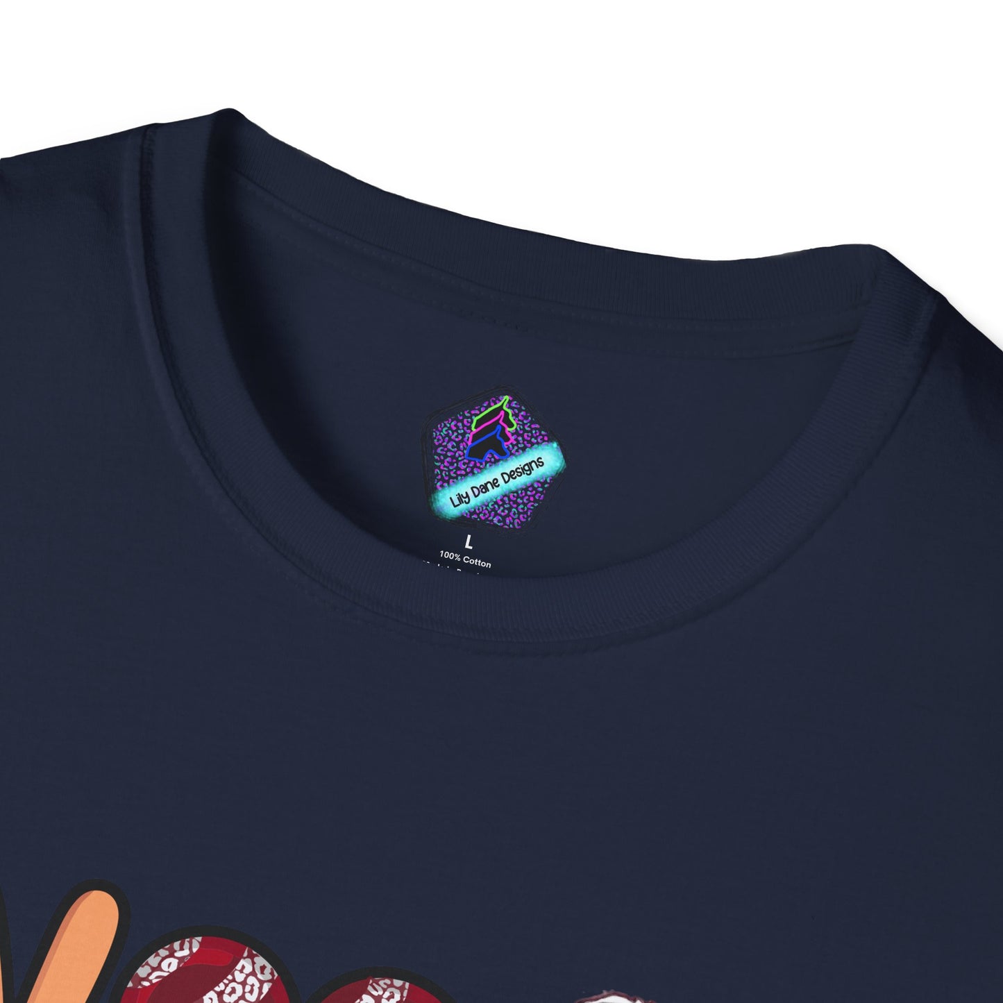 Unisex T-Shirt Peace Love Pocola Indians
