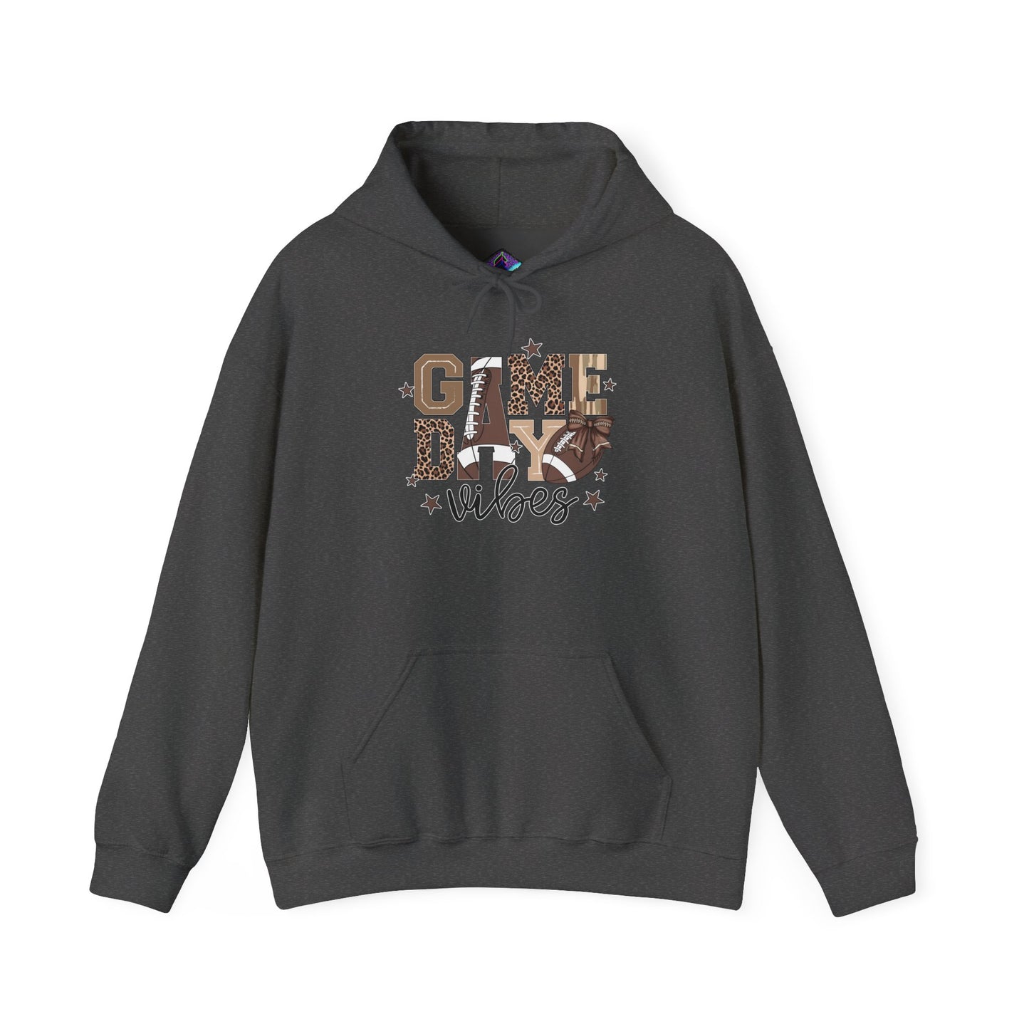 Game Day Vibes Unisex Heavy Blend Hoodie, Cozy Sportswear, Perfect for Tailgating, Casual Comfort, Gift for Sports Fans