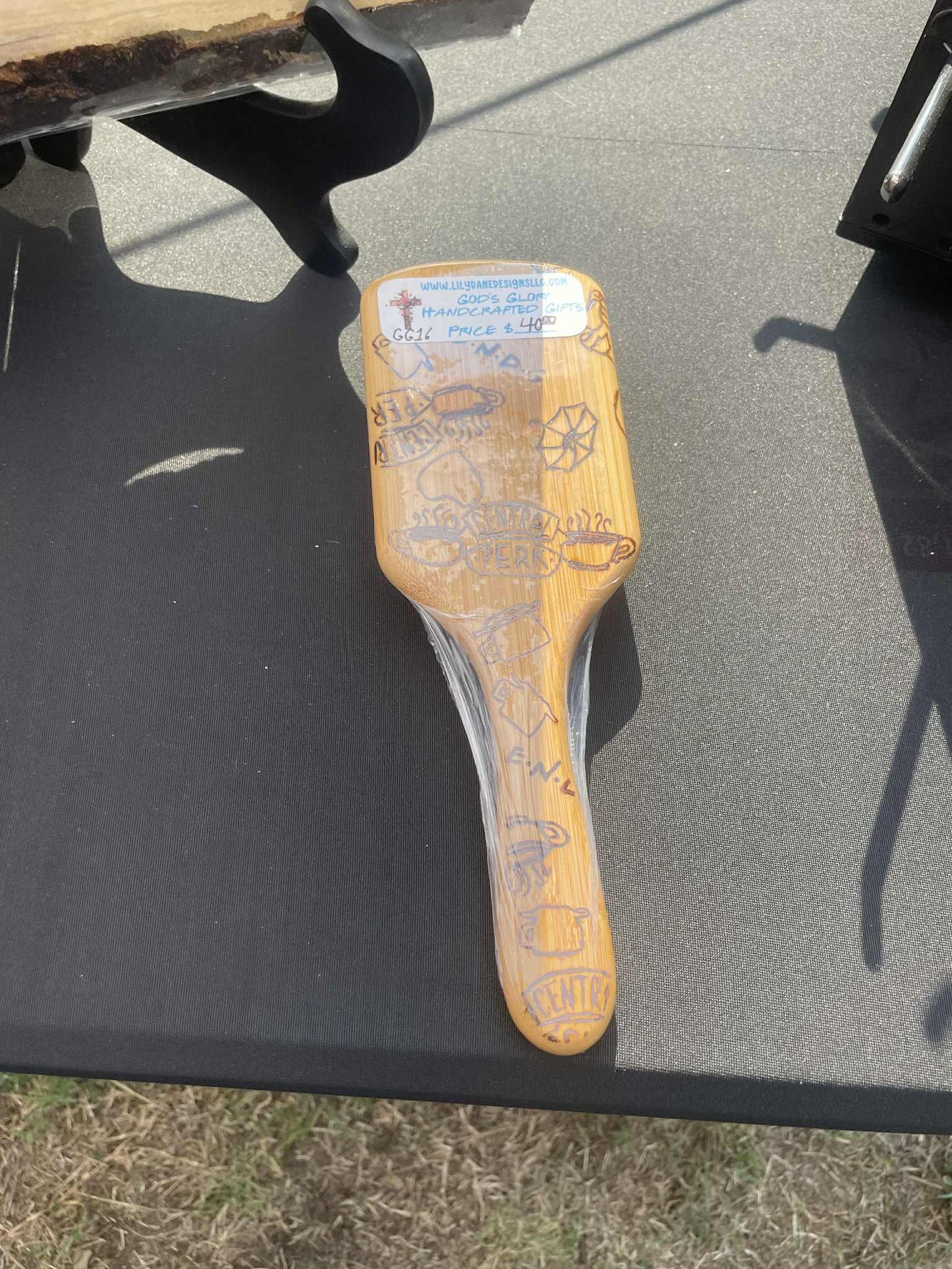 "Friends" Themed Hair Brush
