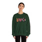 Peace Love Unisex Crewneck Sweatshirt, Sports Apparel, Team Spirit Wear, Cozy Gift for Fans, Casual Game Day Outfit