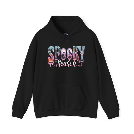 Spooky Season Hoodie, Unisex Pullover, Fall Wardrobe, Halloween Gift, Cozy Sweatshirt, Casual Wear