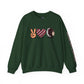 Peace Love Unisex Crewneck Sweatshirt, Sports Apparel, Team Spirit Wear, Cozy Gift for Fans, Casual Game Day Outfit