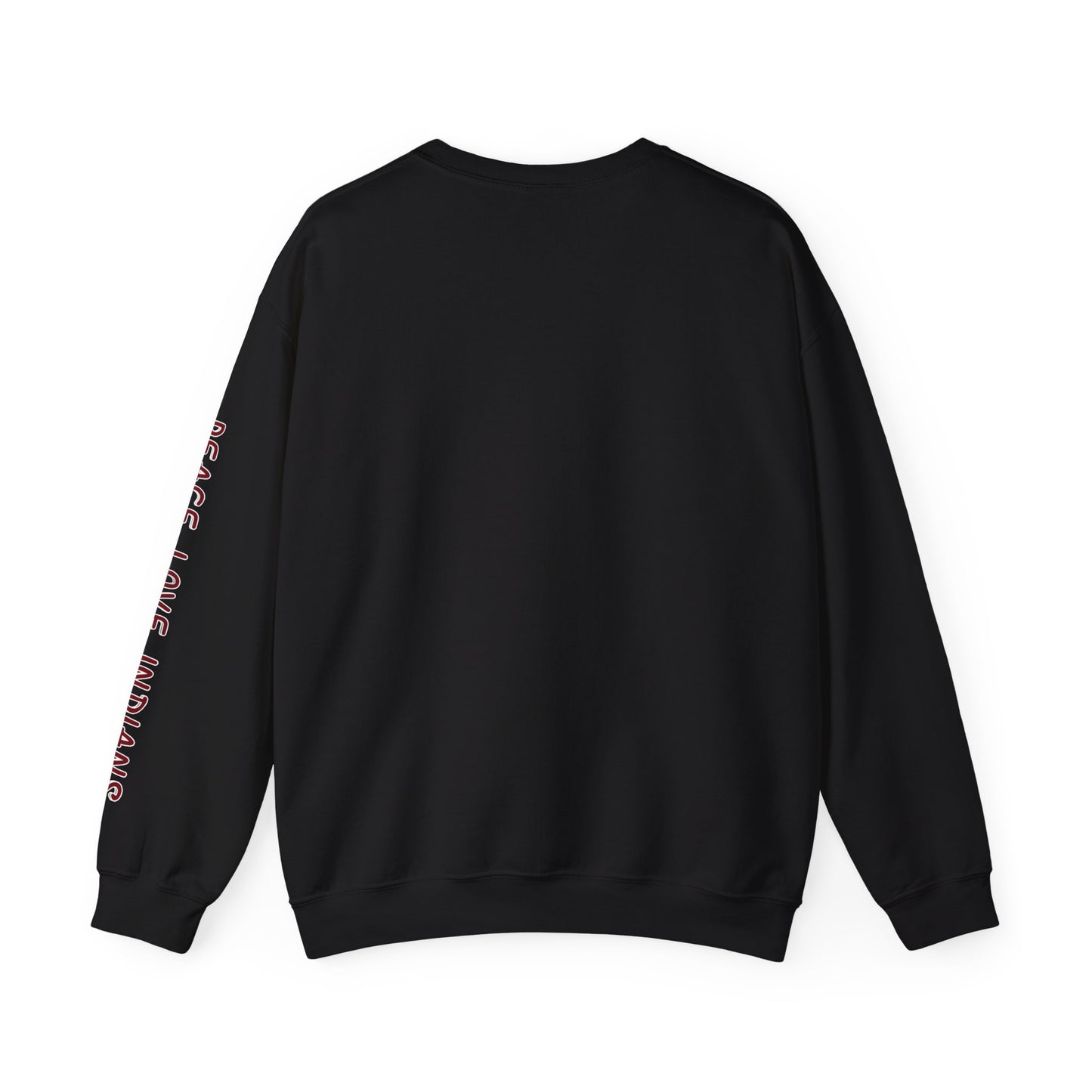 Peace Love Unisex Crewneck Sweatshirt, Sports Apparel, Team Spirit Wear, Cozy Gift for Fans, Casual Game Day Outfit